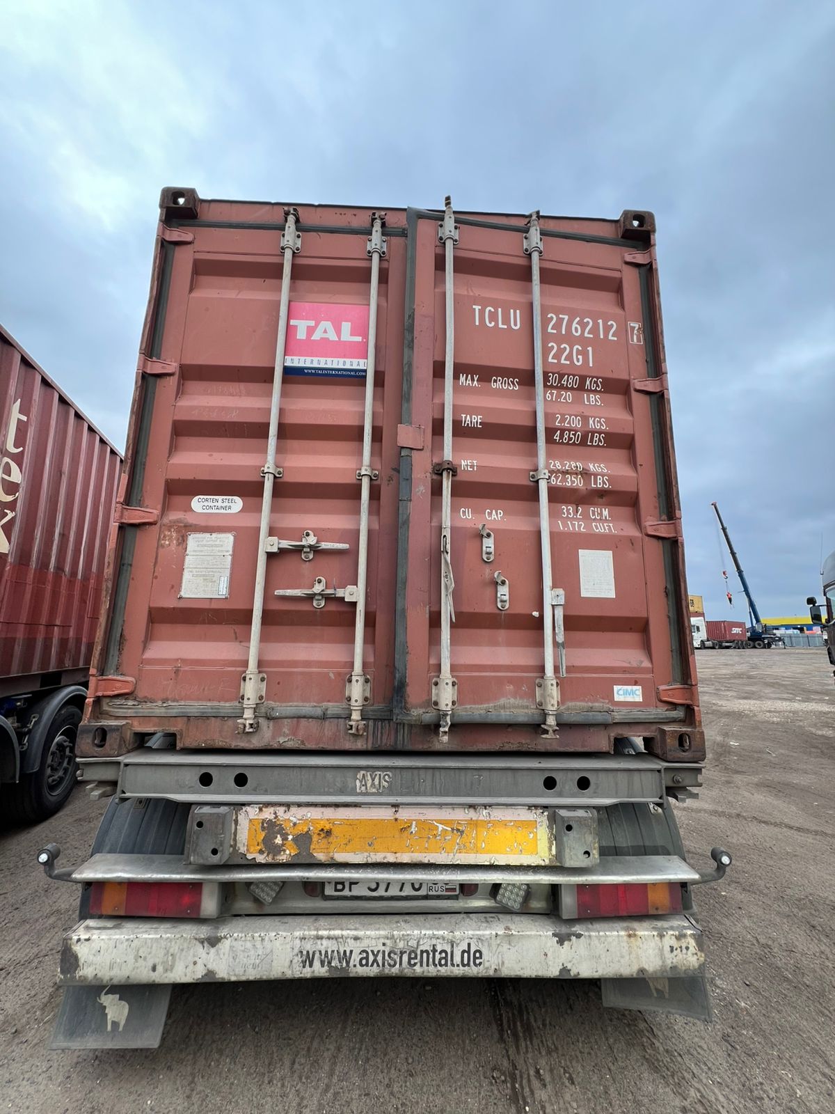 Морской контейнер TCLU2762127