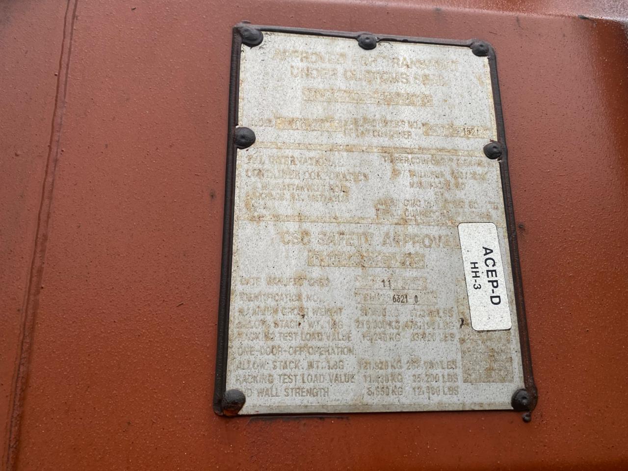 Морской контейнер TCLU2863210