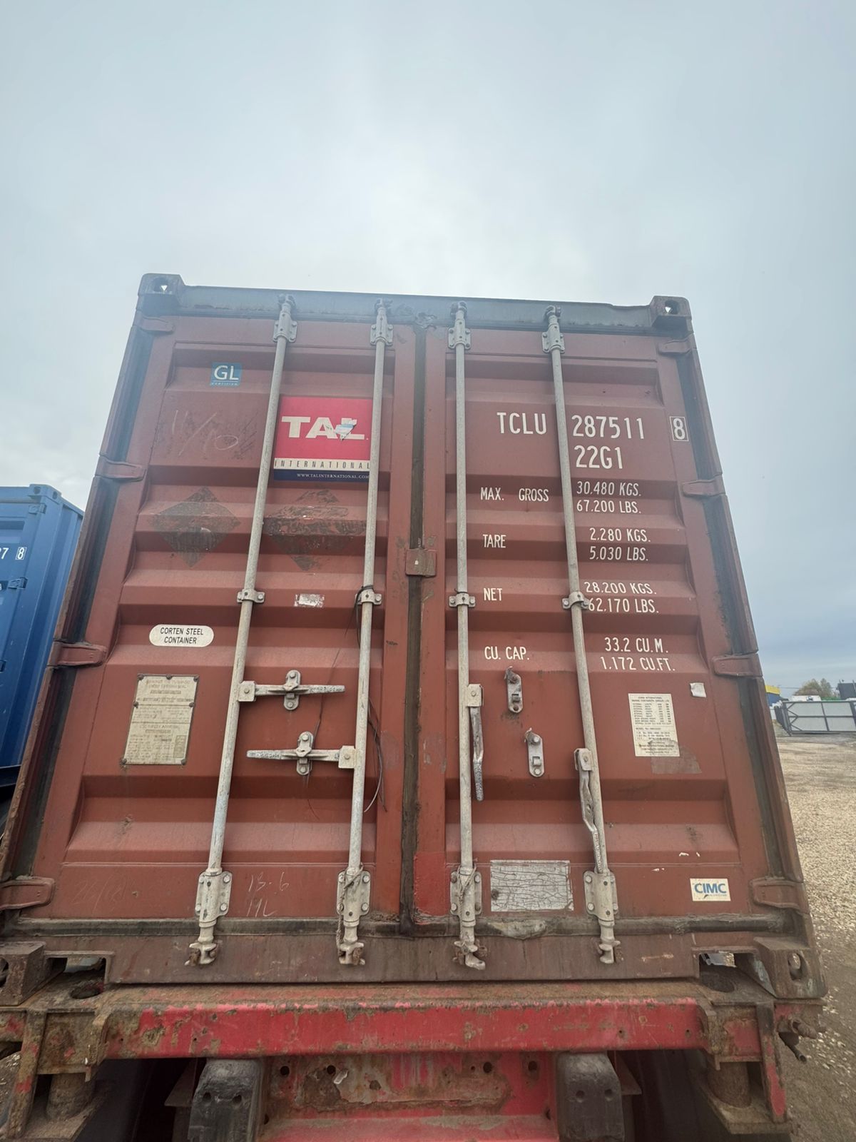 Морской контейнер TCLU2875118