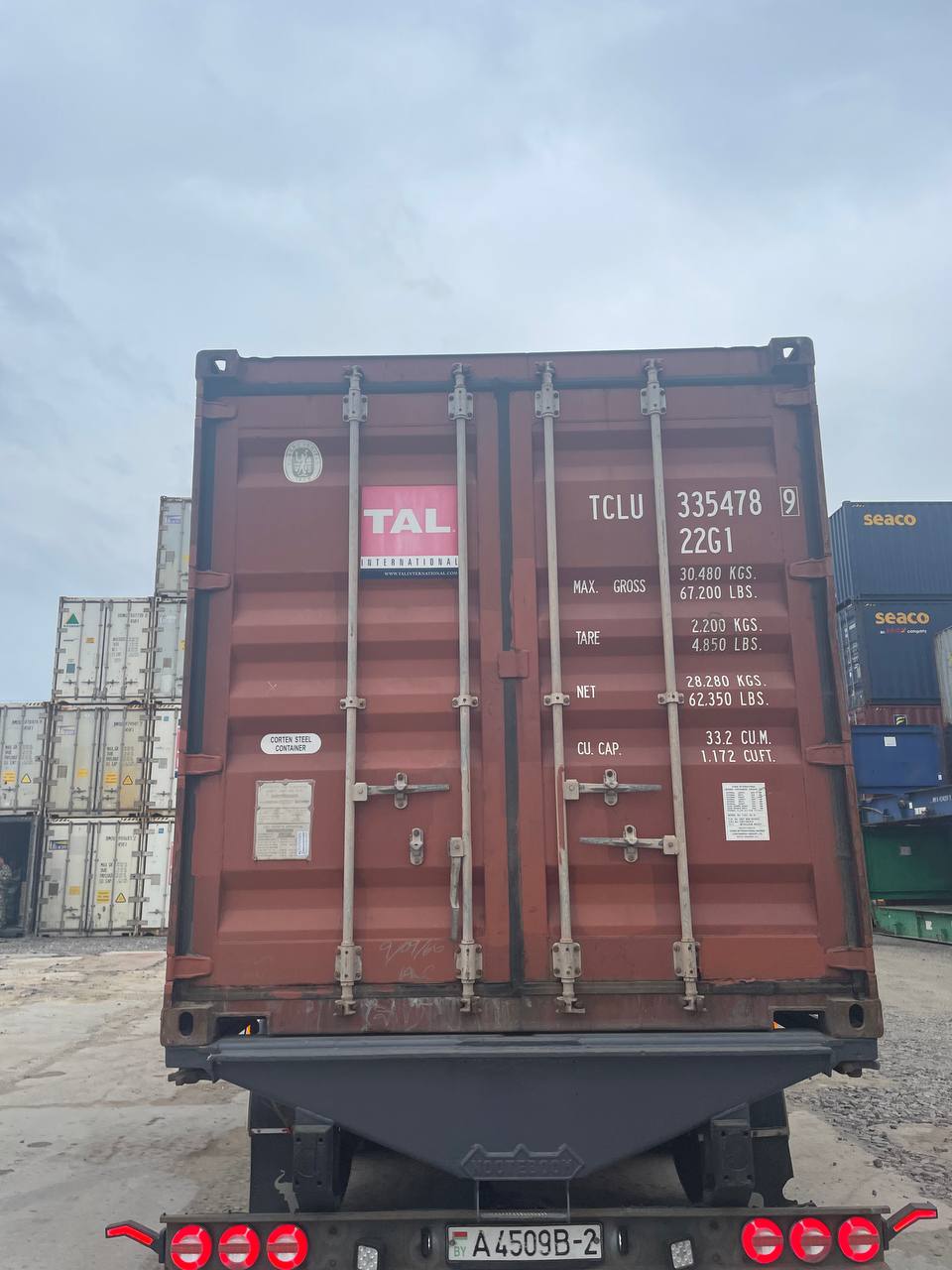 Морской контейнер TCLU3354789