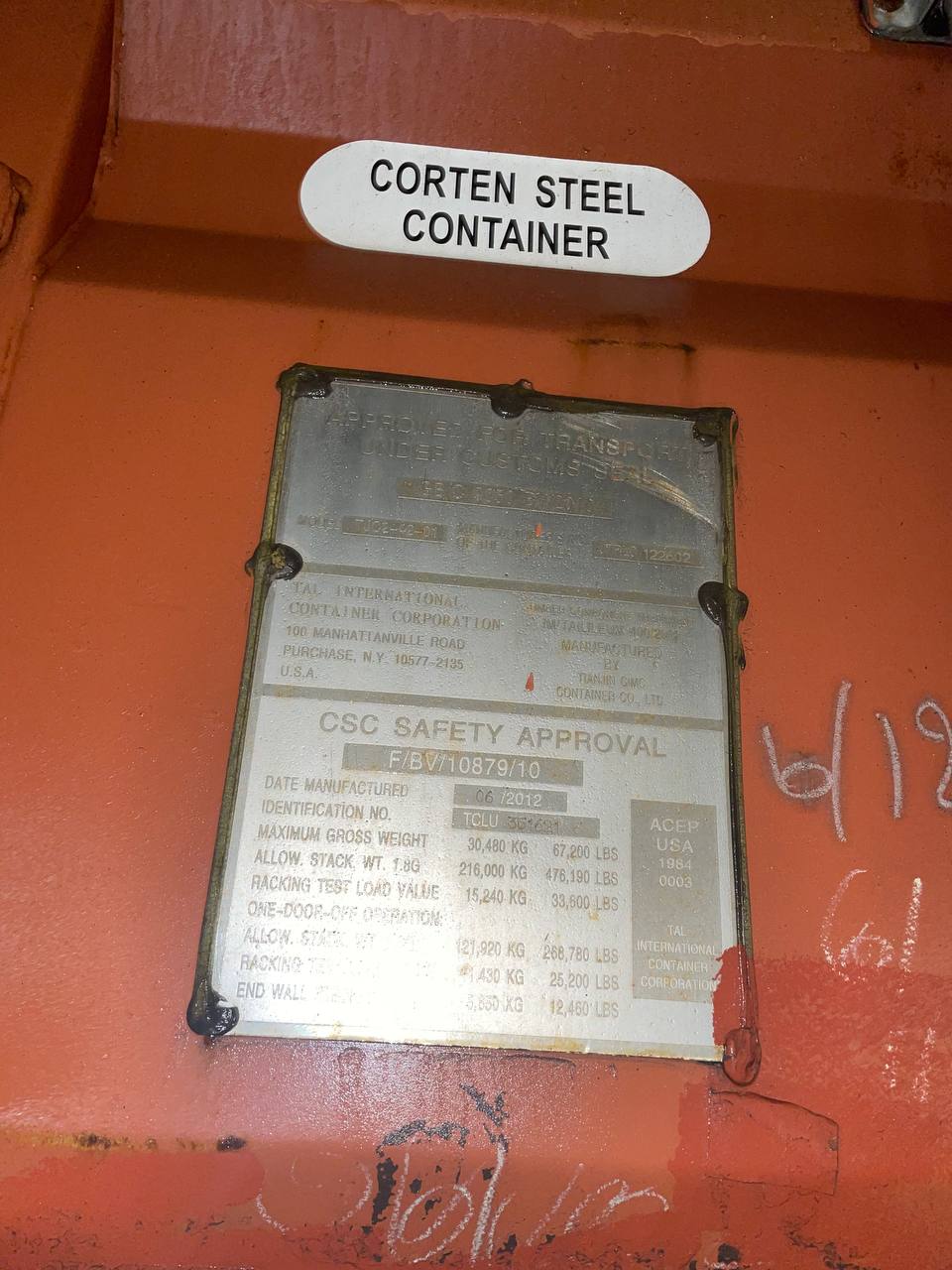 Морской контейнер TCLU3516215