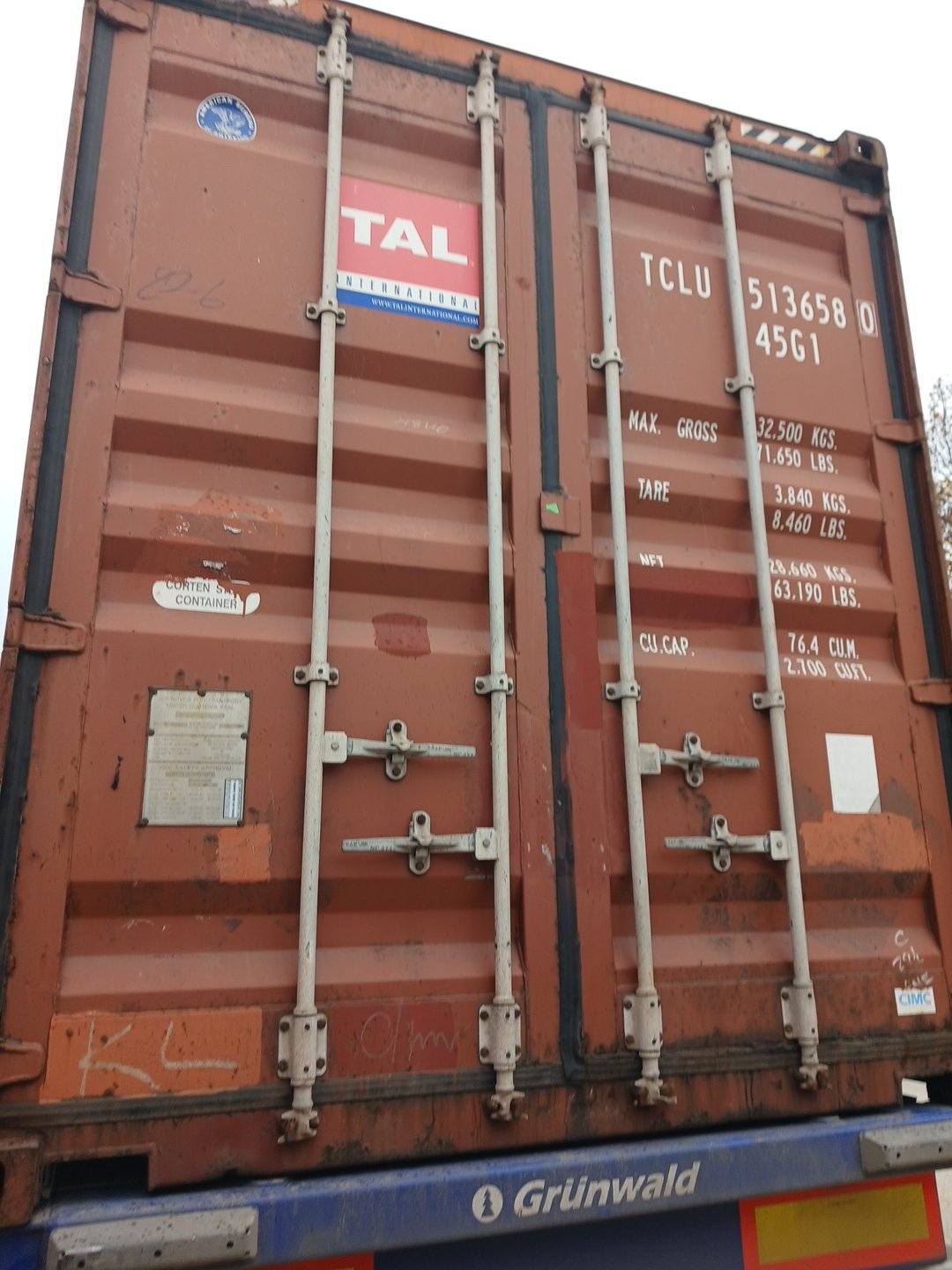 Морской контейнер TCLU5136580