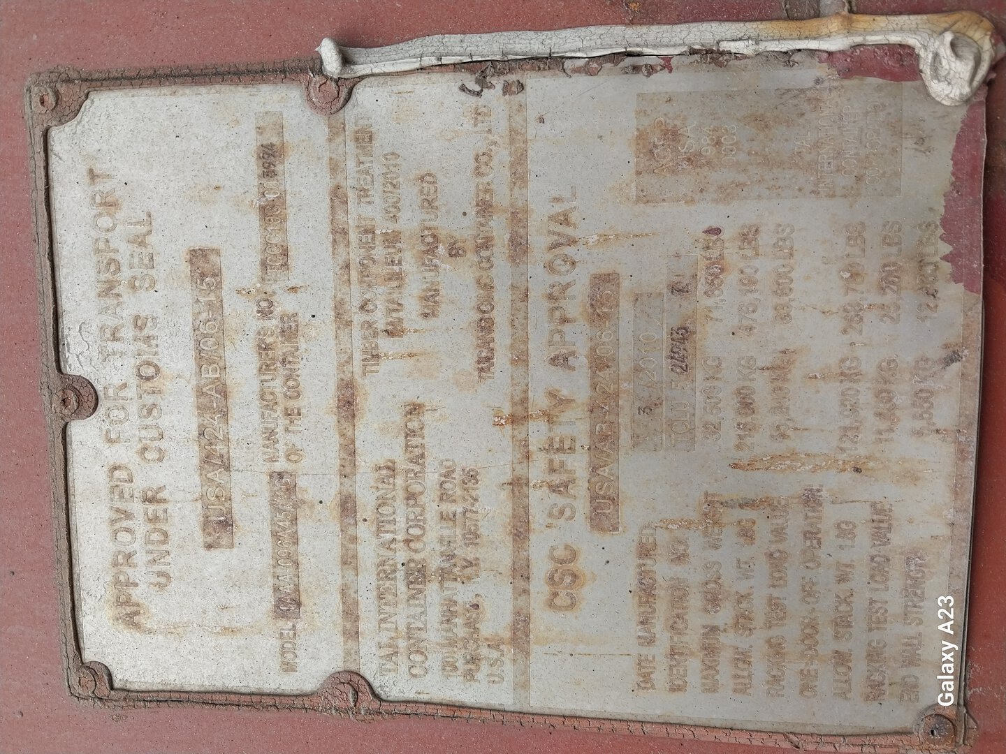 Морской контейнер TCLU5249437