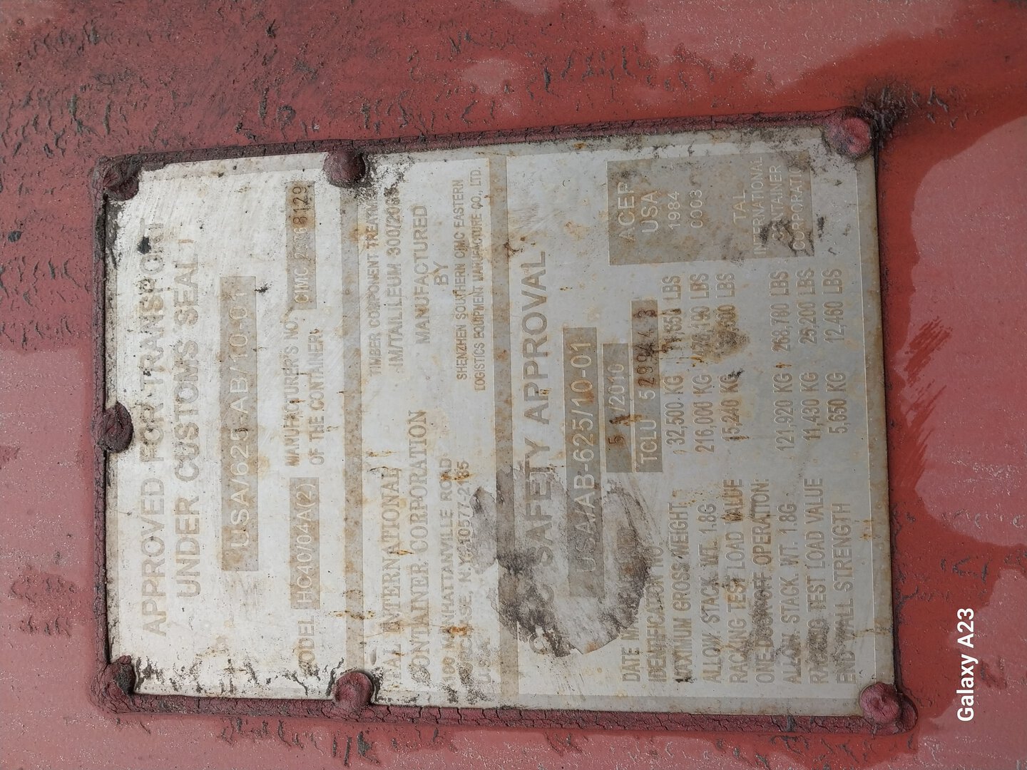 Морской контейнер TCLU5299443