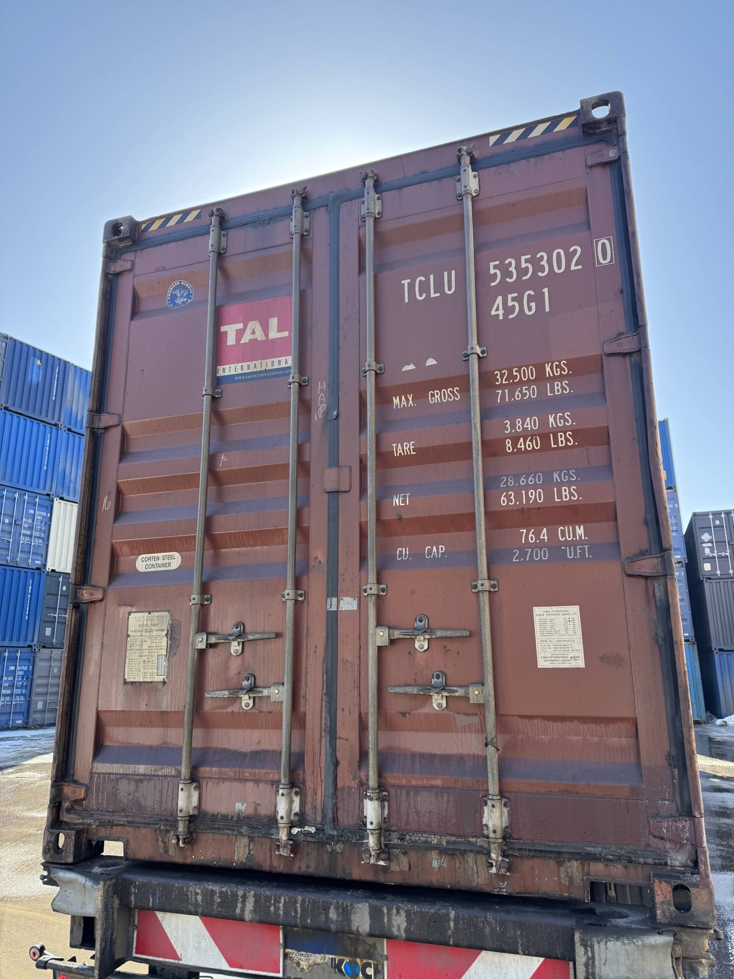 Морской контейнер TCLU5353020