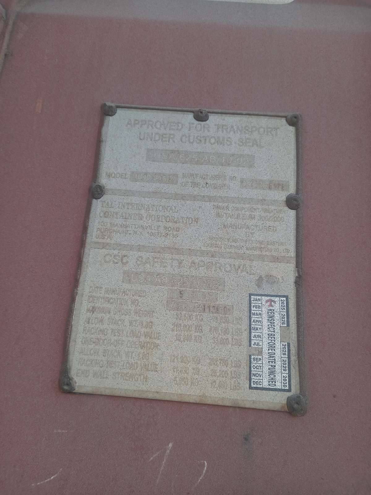 Морской контейнер TCLU5411790