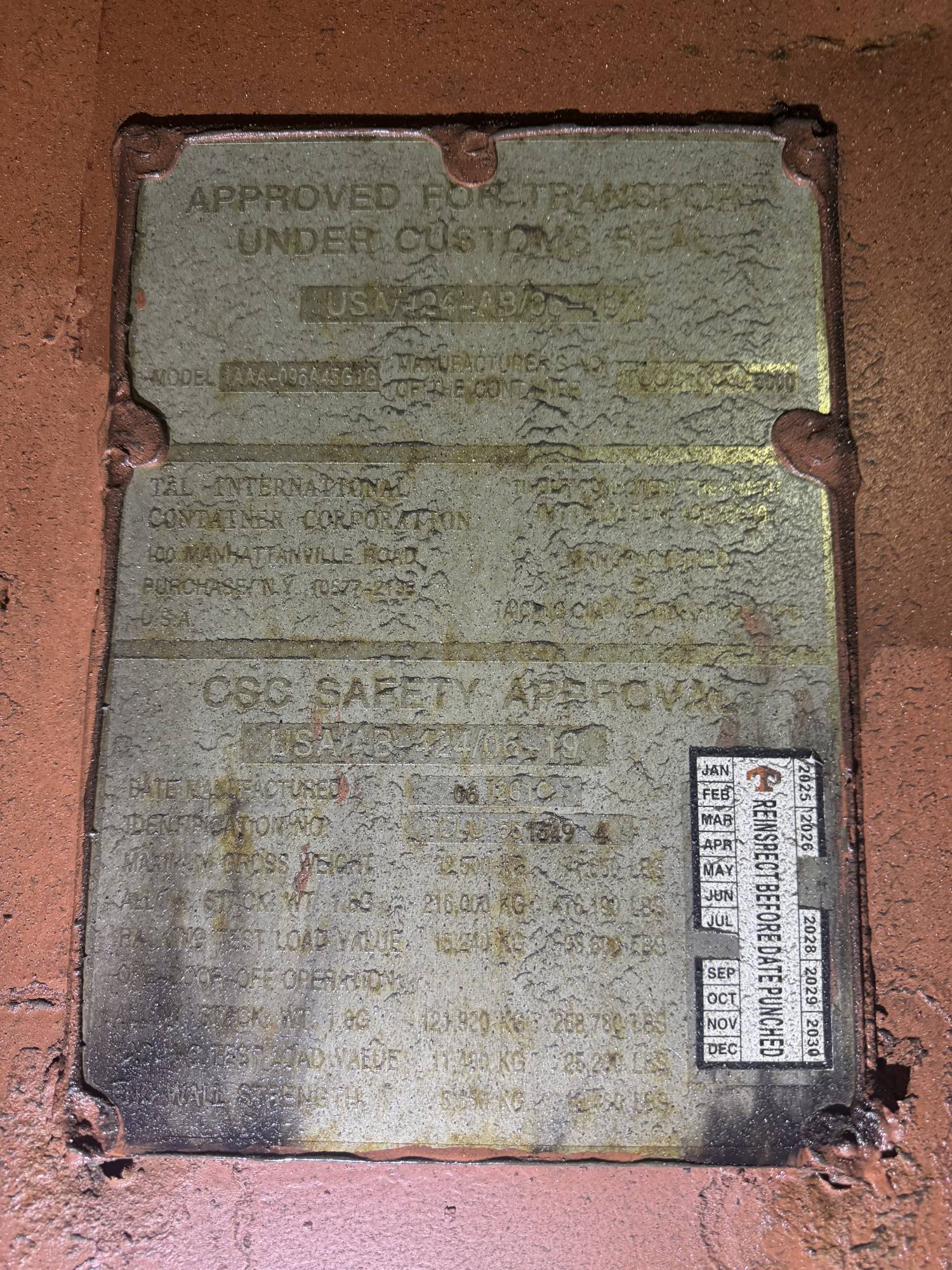 Морской контейнер TCLU5513494