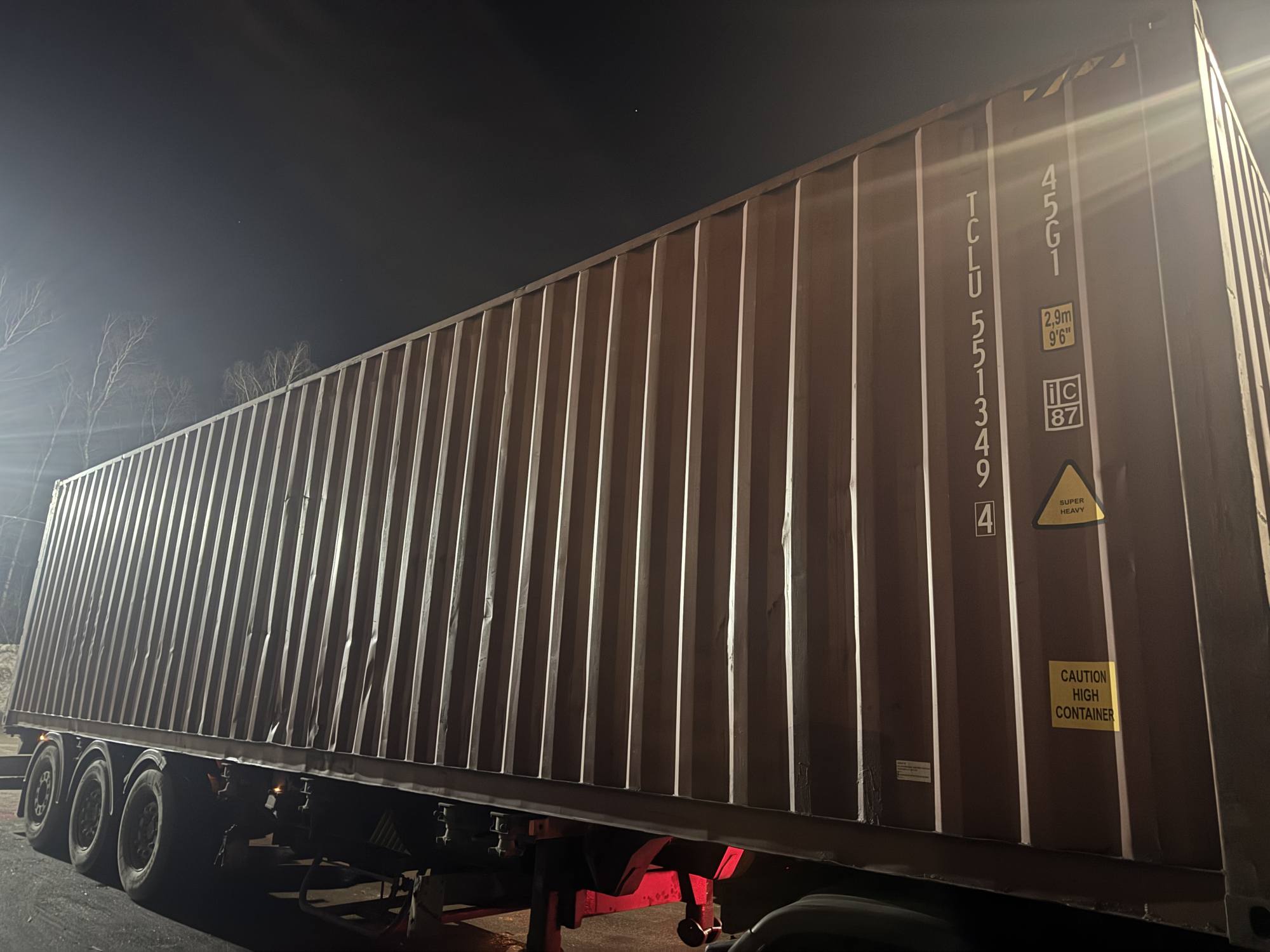 Морской контейнер TCLU5513494