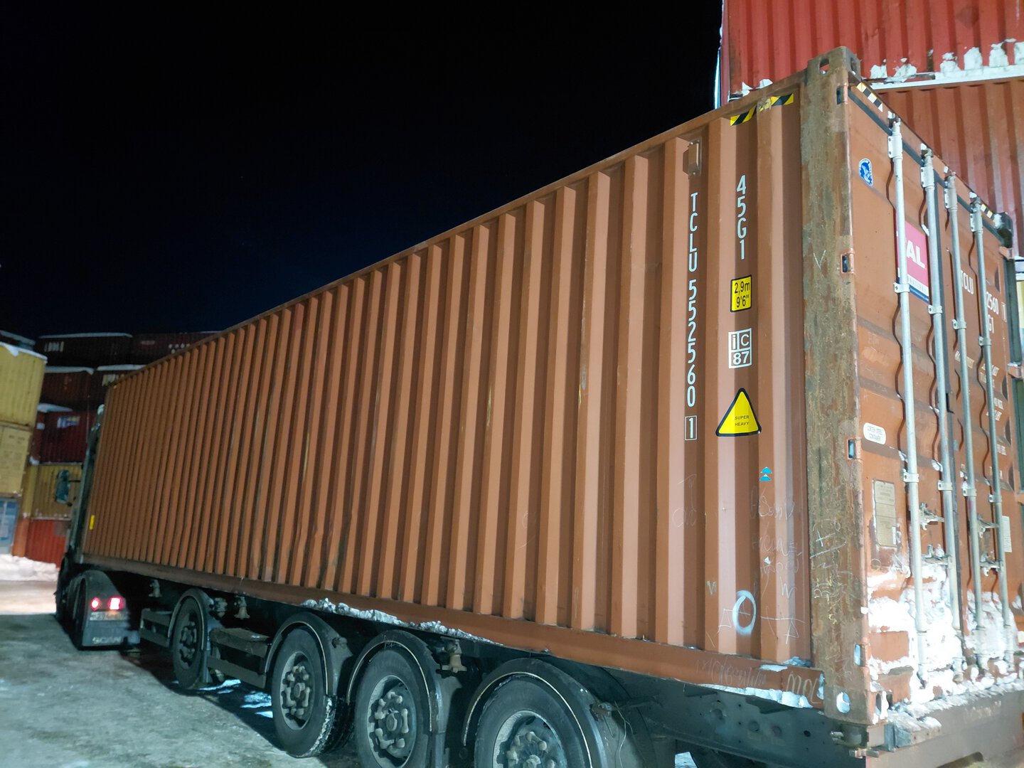 Морской контейнер TCLU5525601