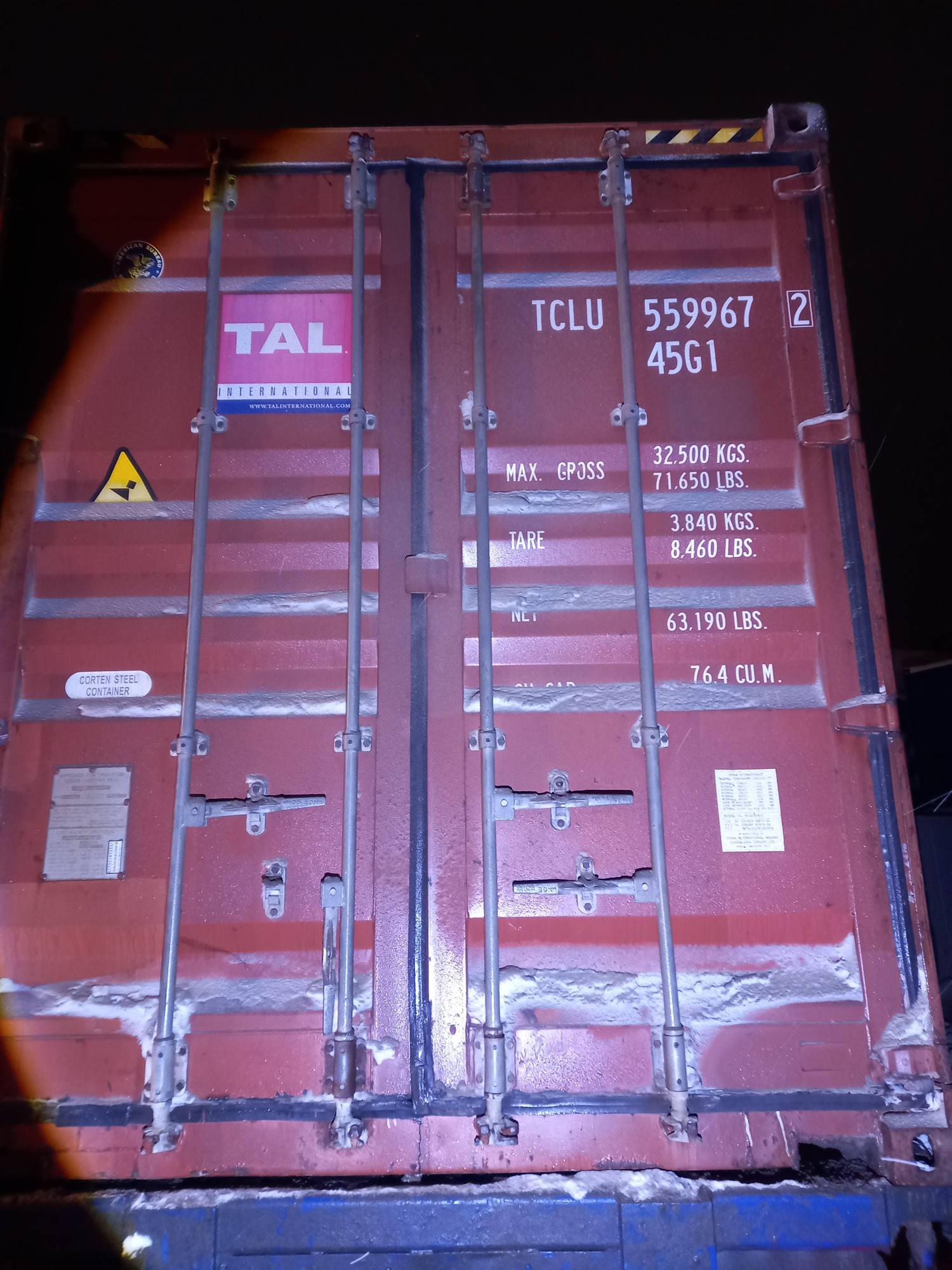 Морской контейнер TCLU5599672