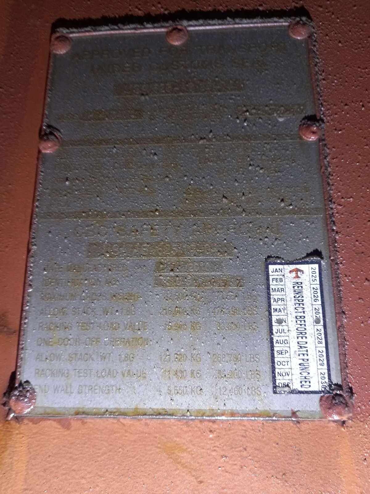 Морской контейнер TCLU5599672