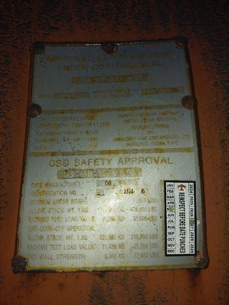 Морской контейнер TCLU5621246