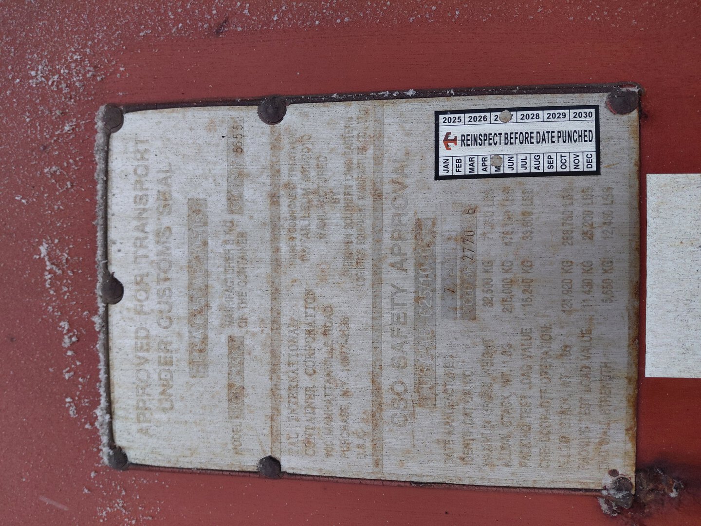 Морской контейнер TCLU5627706