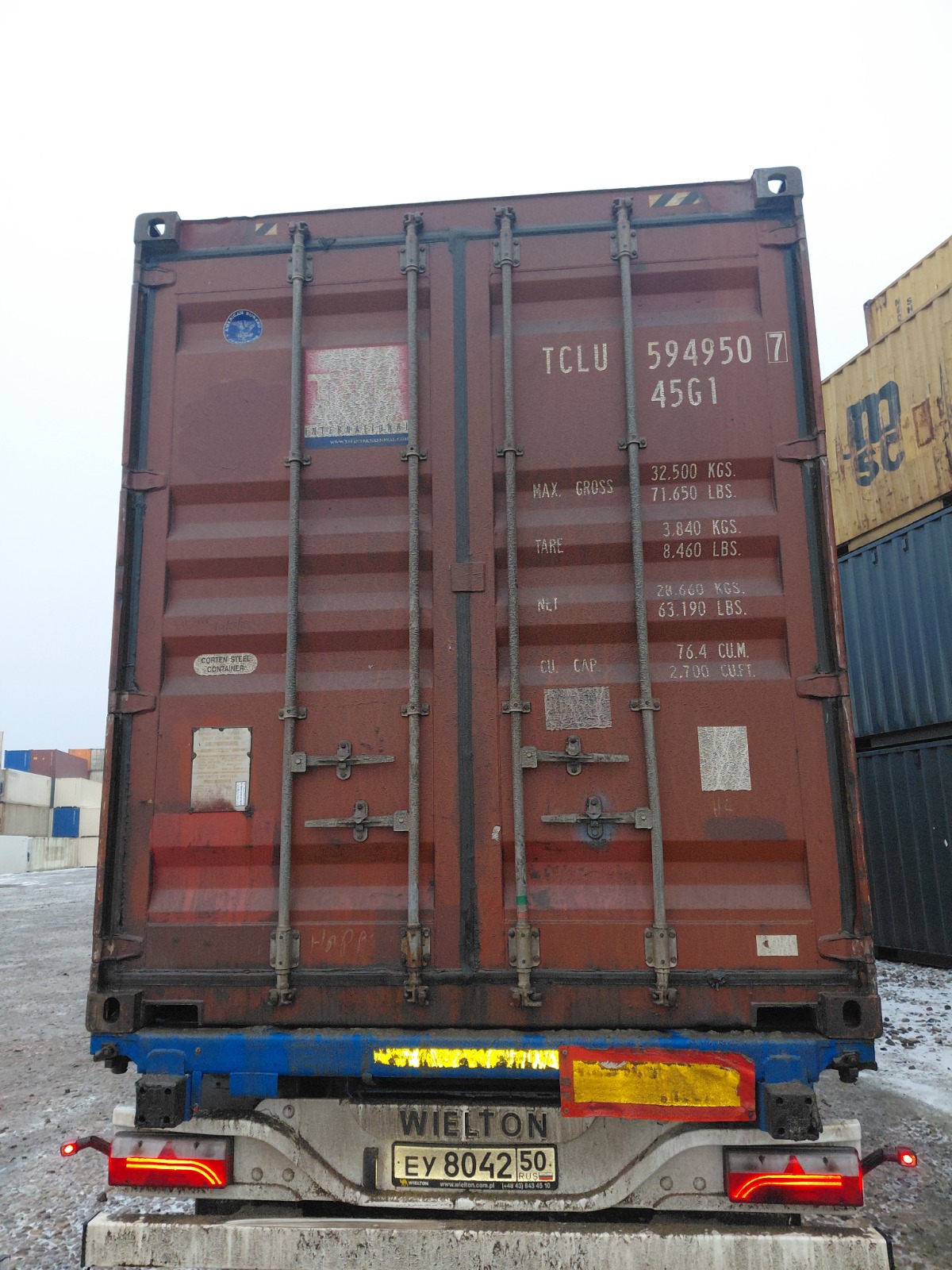 Морской контейнер TCLU5949507