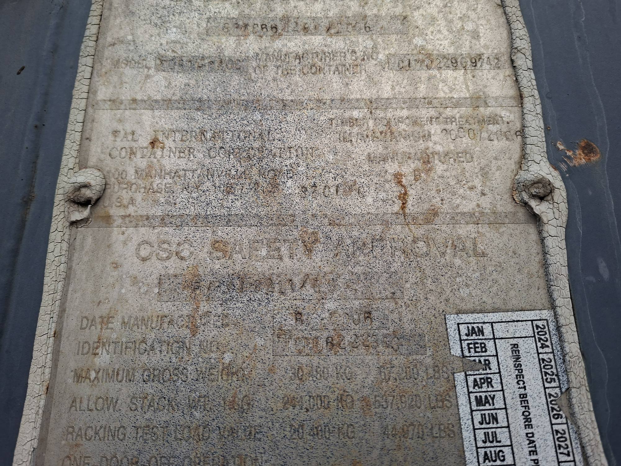 Морской контейнер TCLU6222343