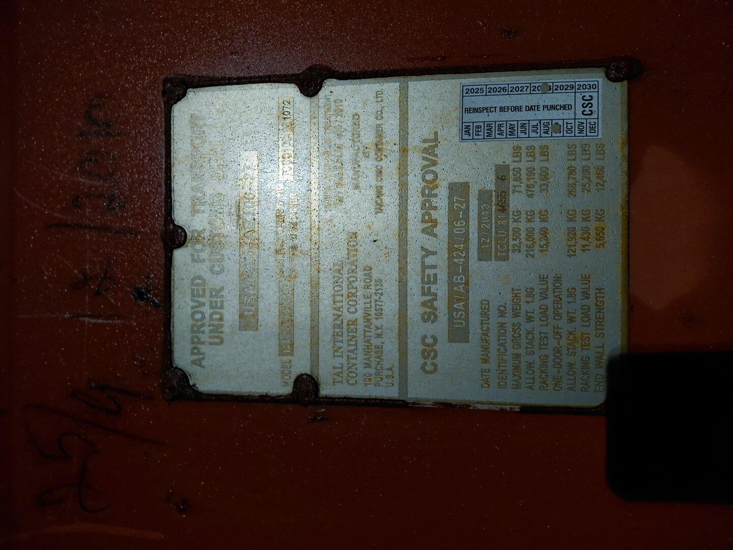 Морской контейнер TCLU8146556