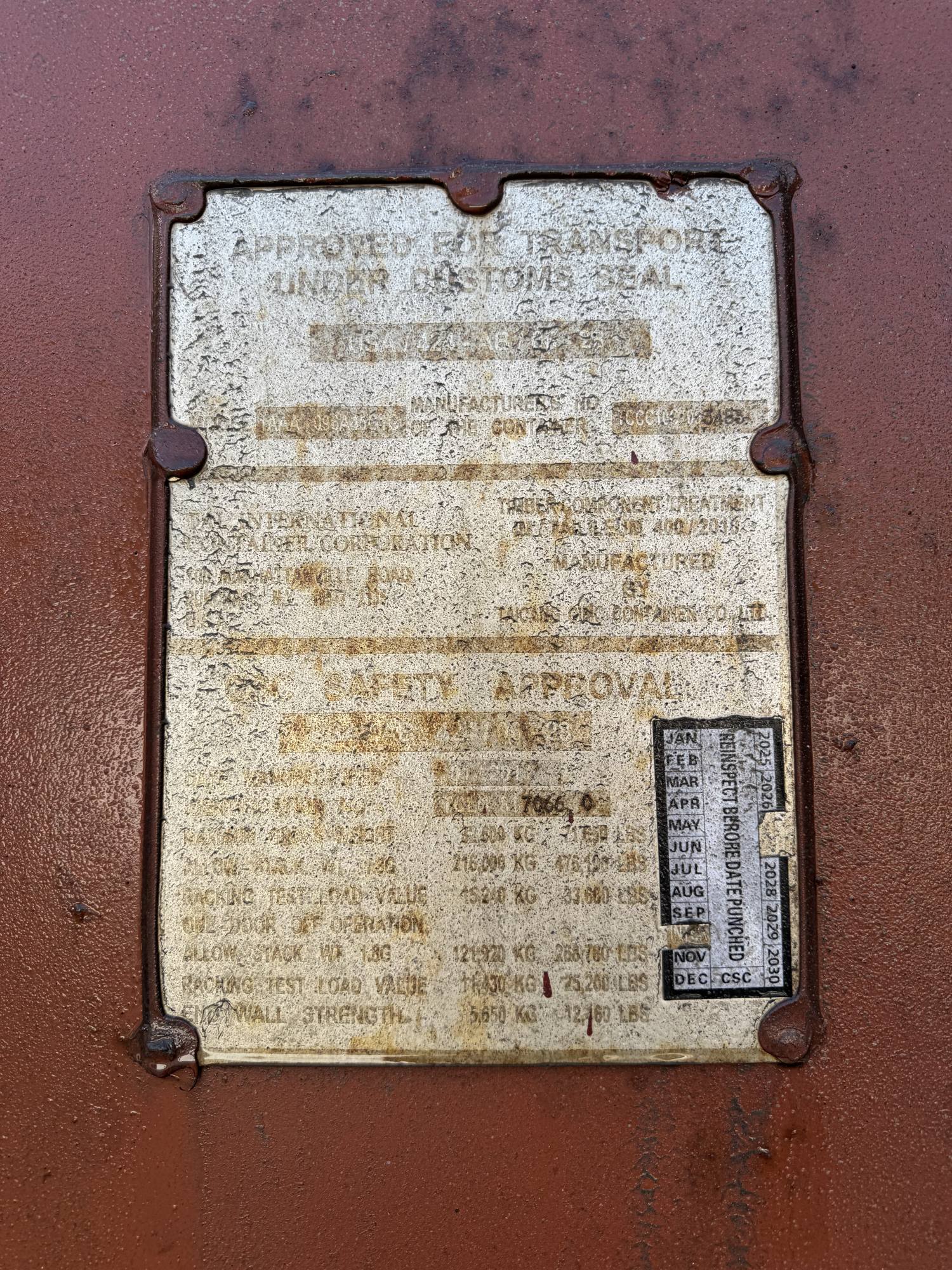 Морской контейнер TCLU8170660