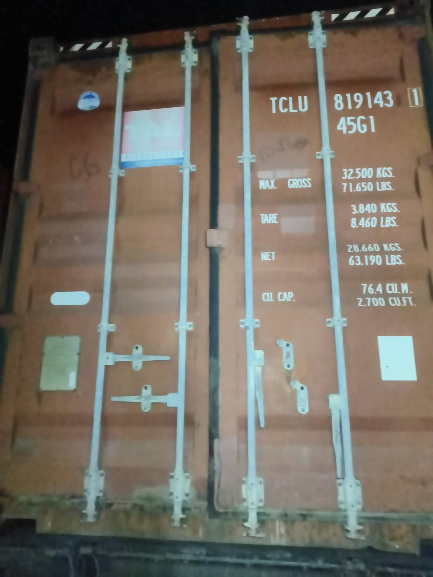 Морской контейнер TCLU8191431