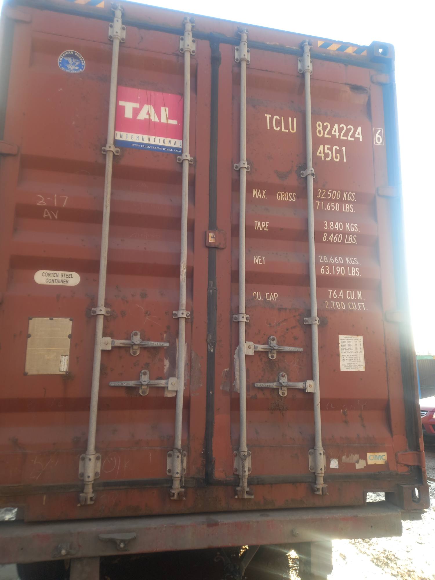 Морской контейнер TCLU8242246