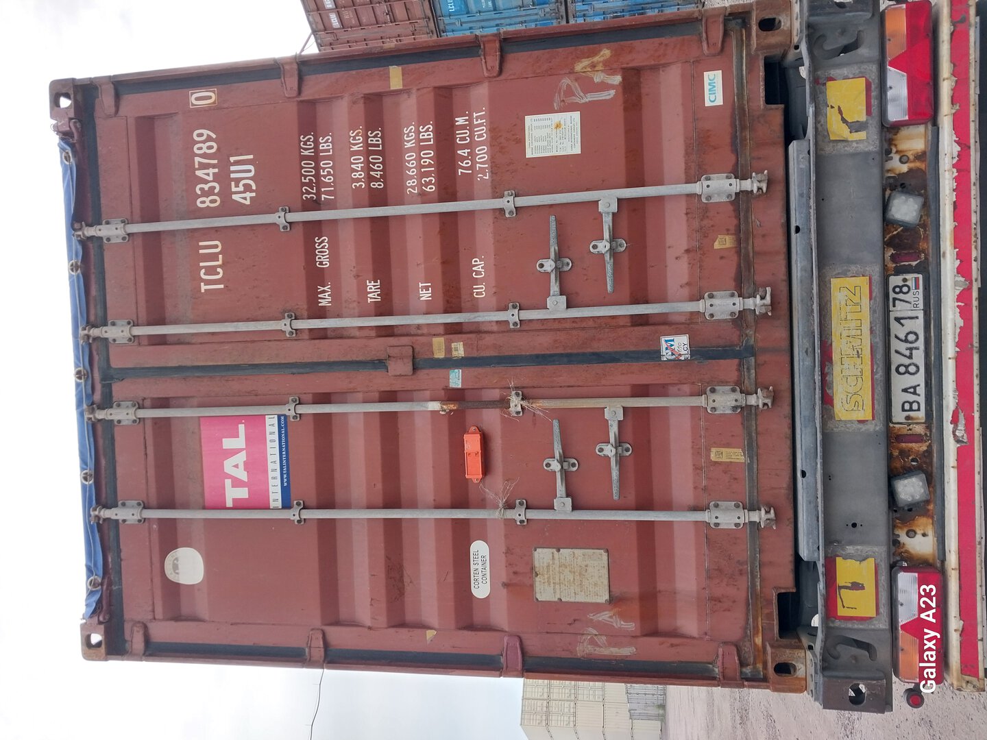 Морской контейнер TCLU8347890