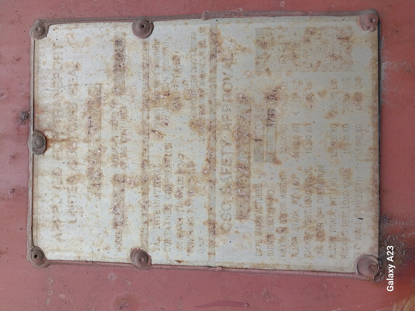 Морской контейнер TCLU8347890