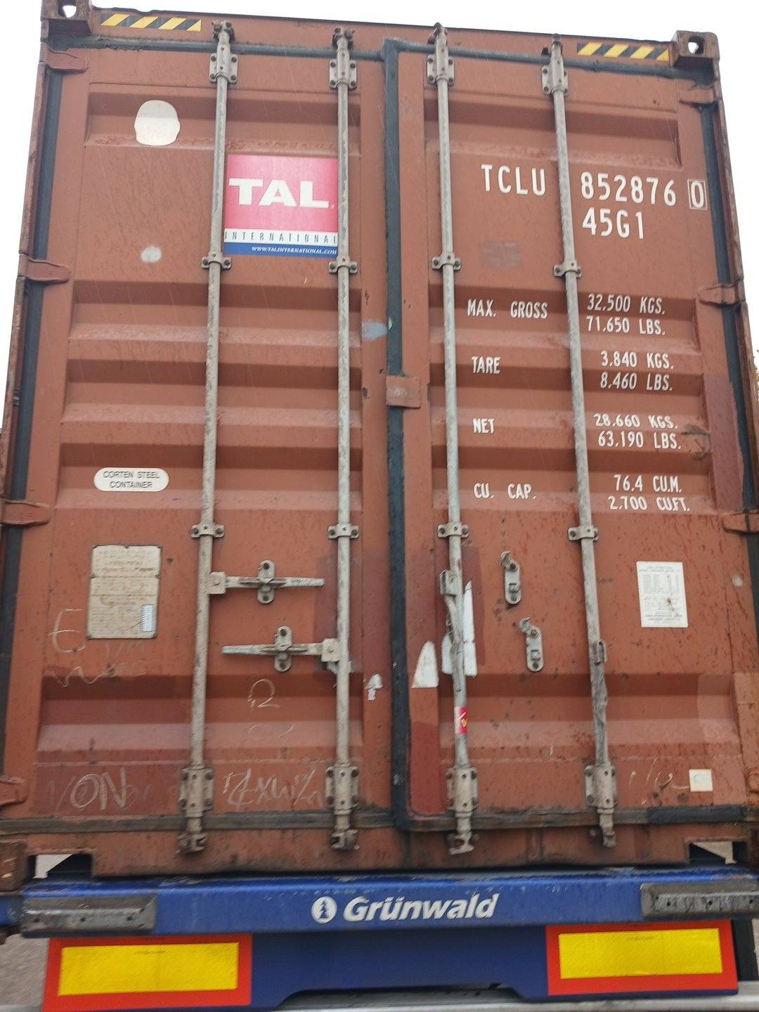 Морской контейнер TCLU8528760