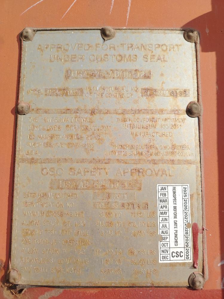 Морской контейнер TCLU8552030