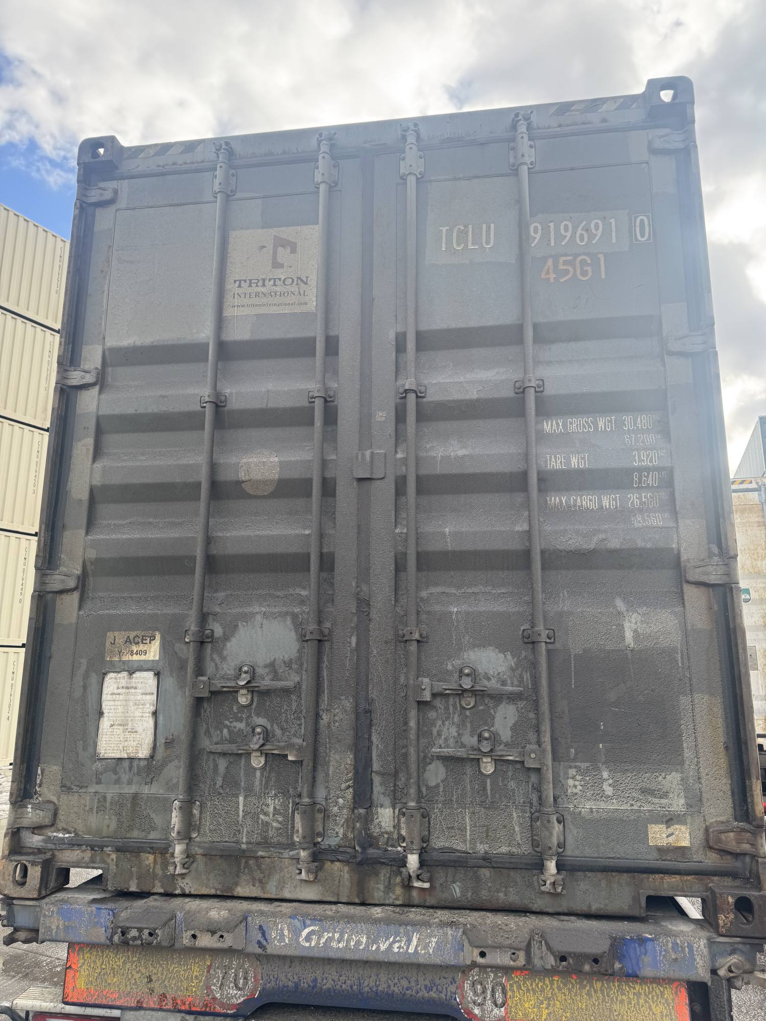 Морской контейнер TCLU9196910