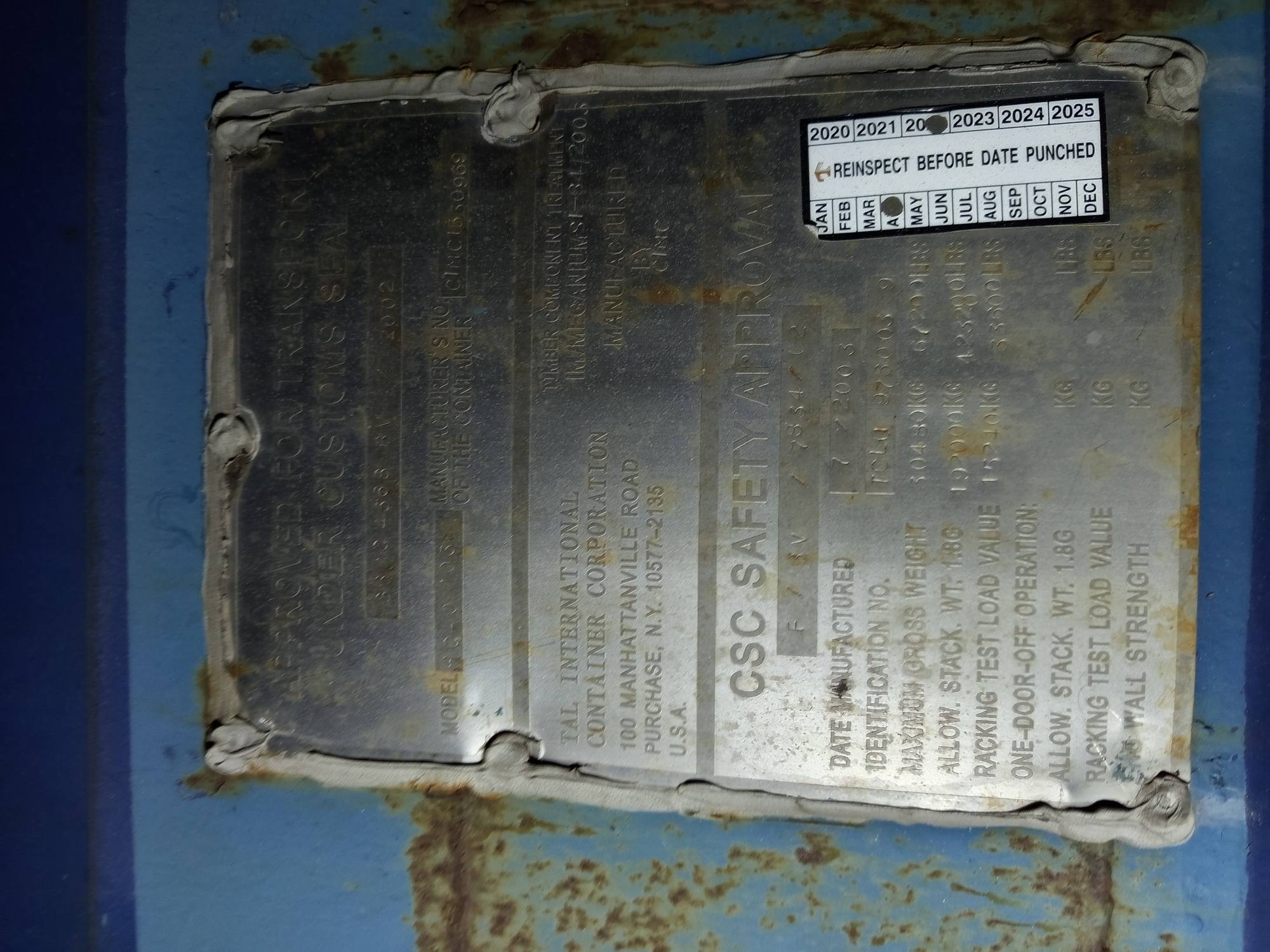 Морской контейнер TCLU9760039