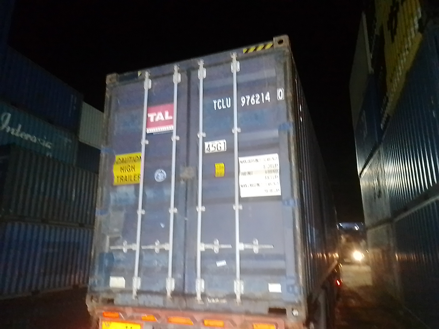 Морской контейнер TCLU9762140