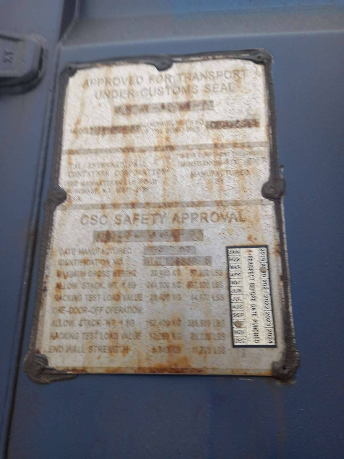 Морской контейнер TCLU9988986