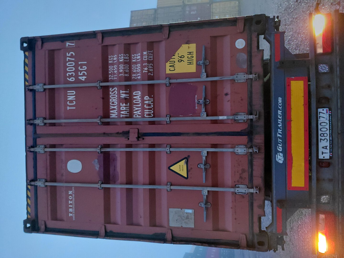 Морской контейнер TCNU6300757