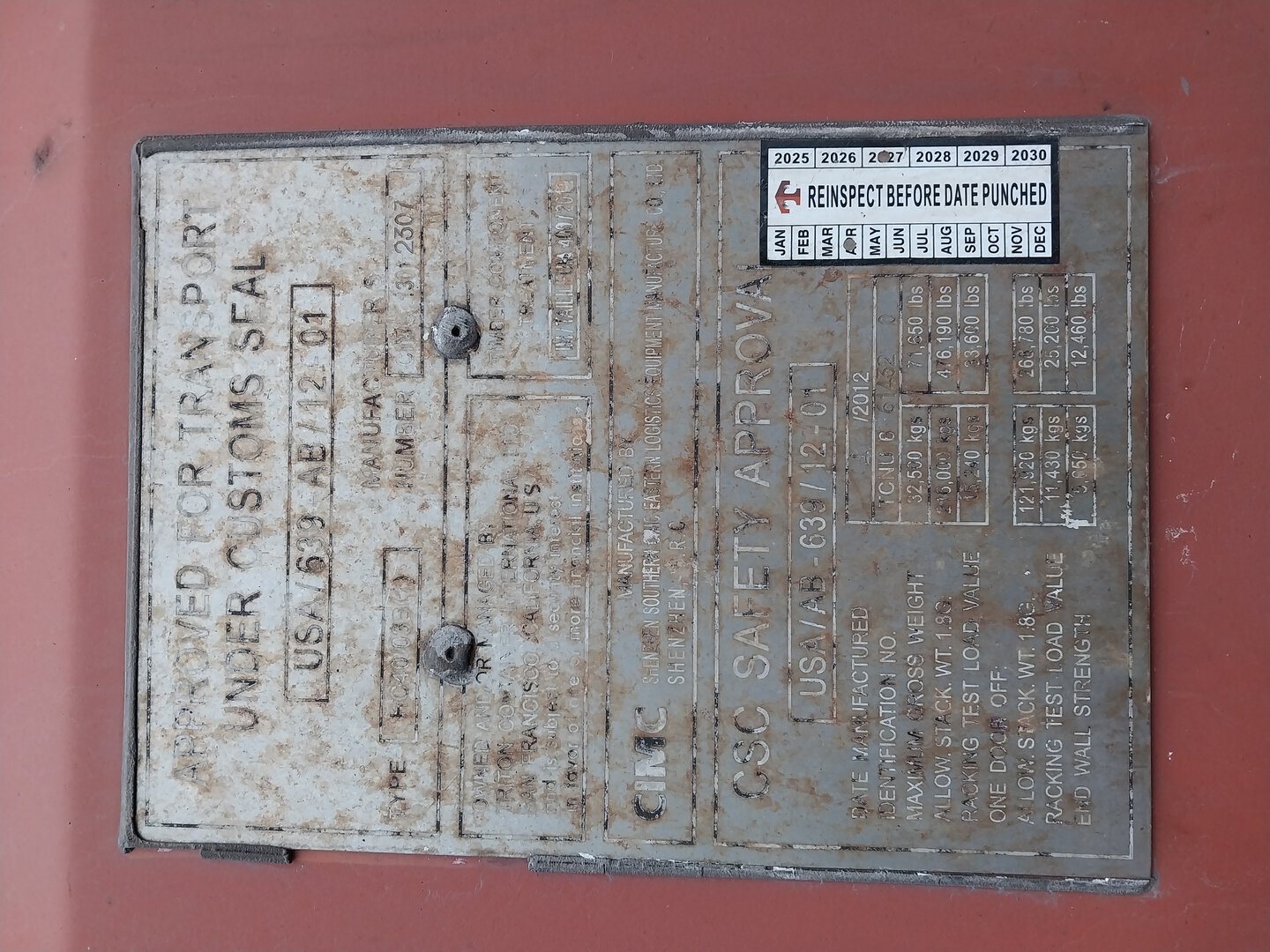 Морской контейнер TCNU6614320