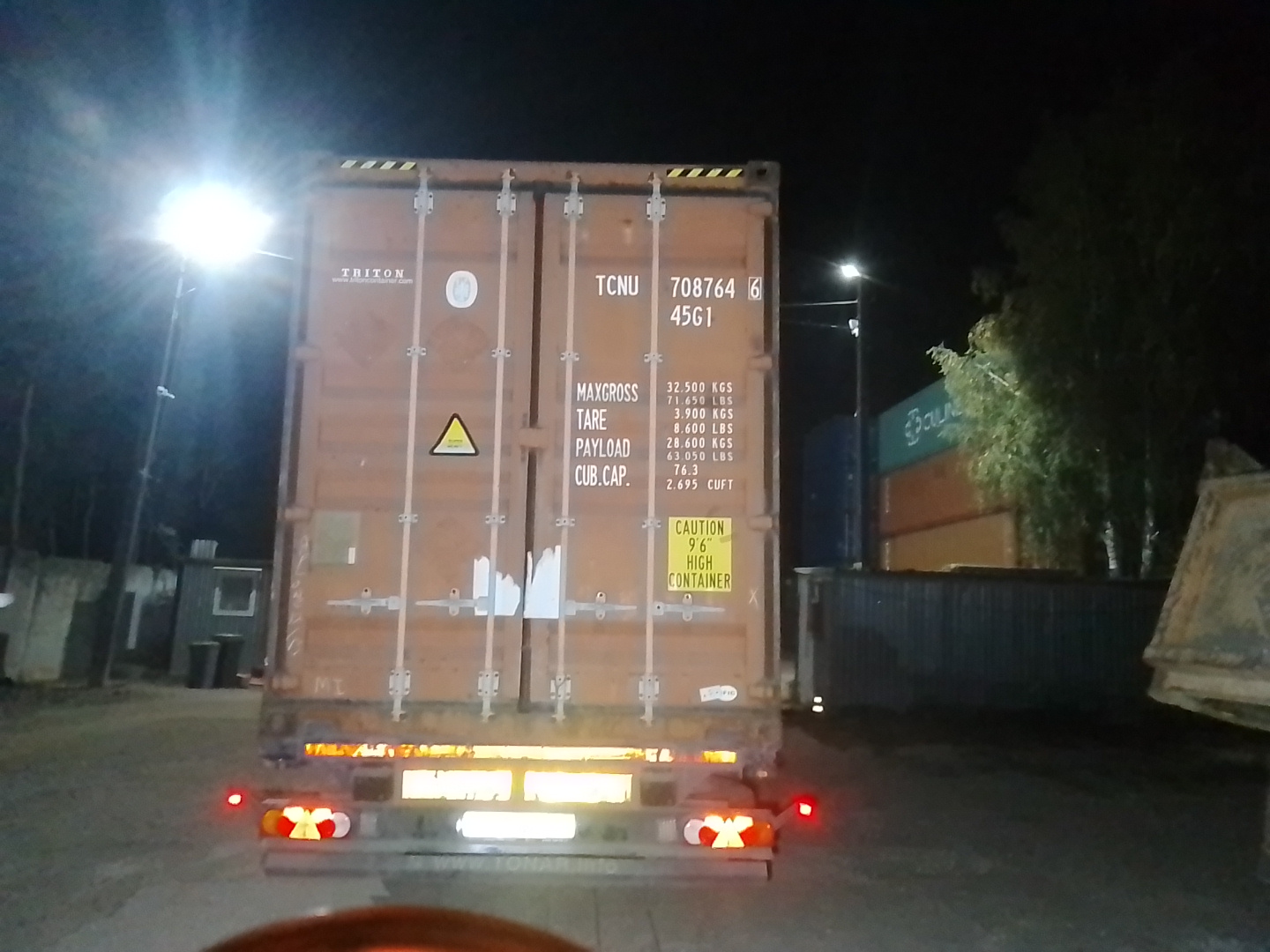 Морской контейнер TCNU7087646