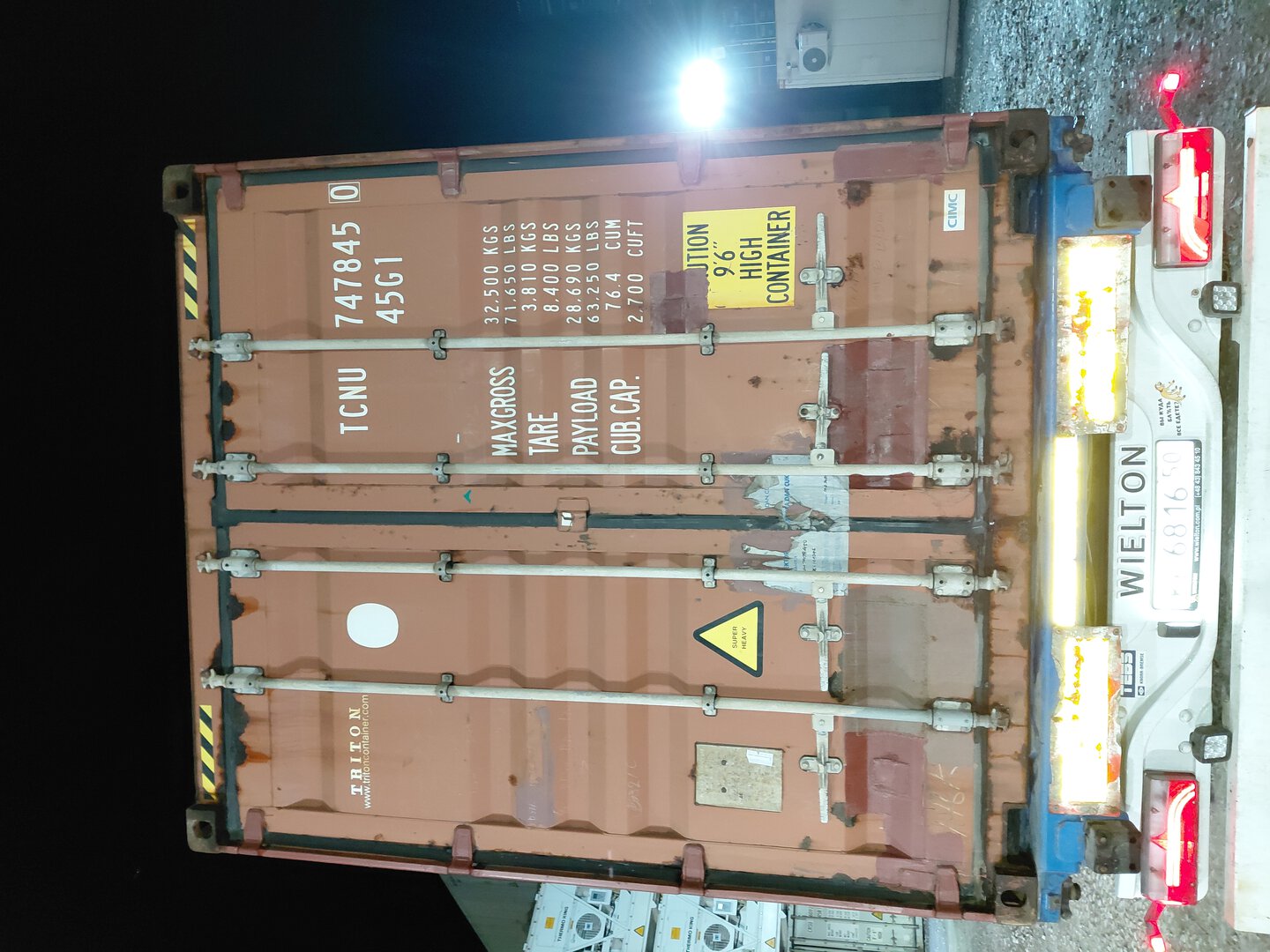 Морской контейнер TCNU7478450