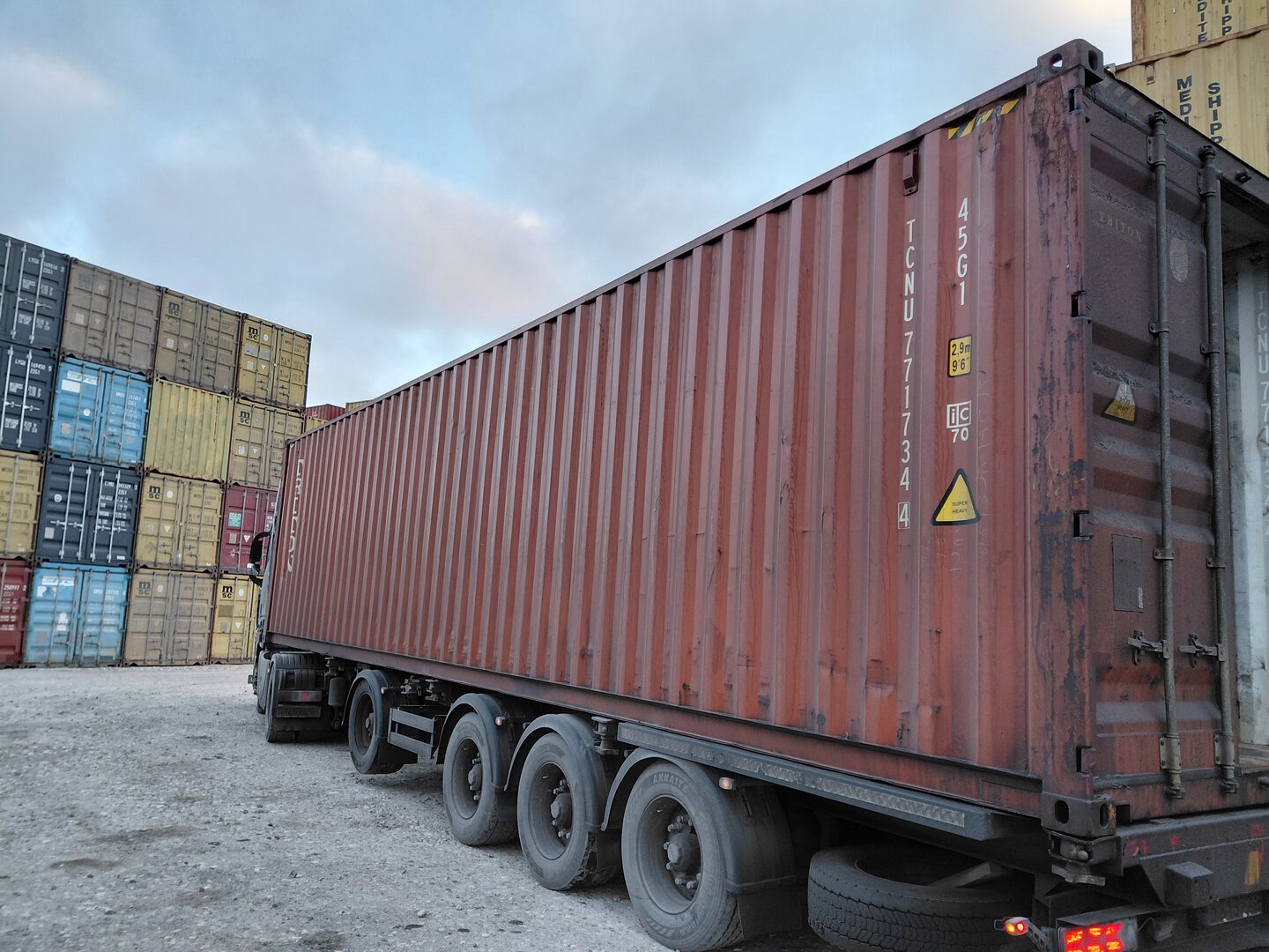 Морской контейнер TCNU7717344