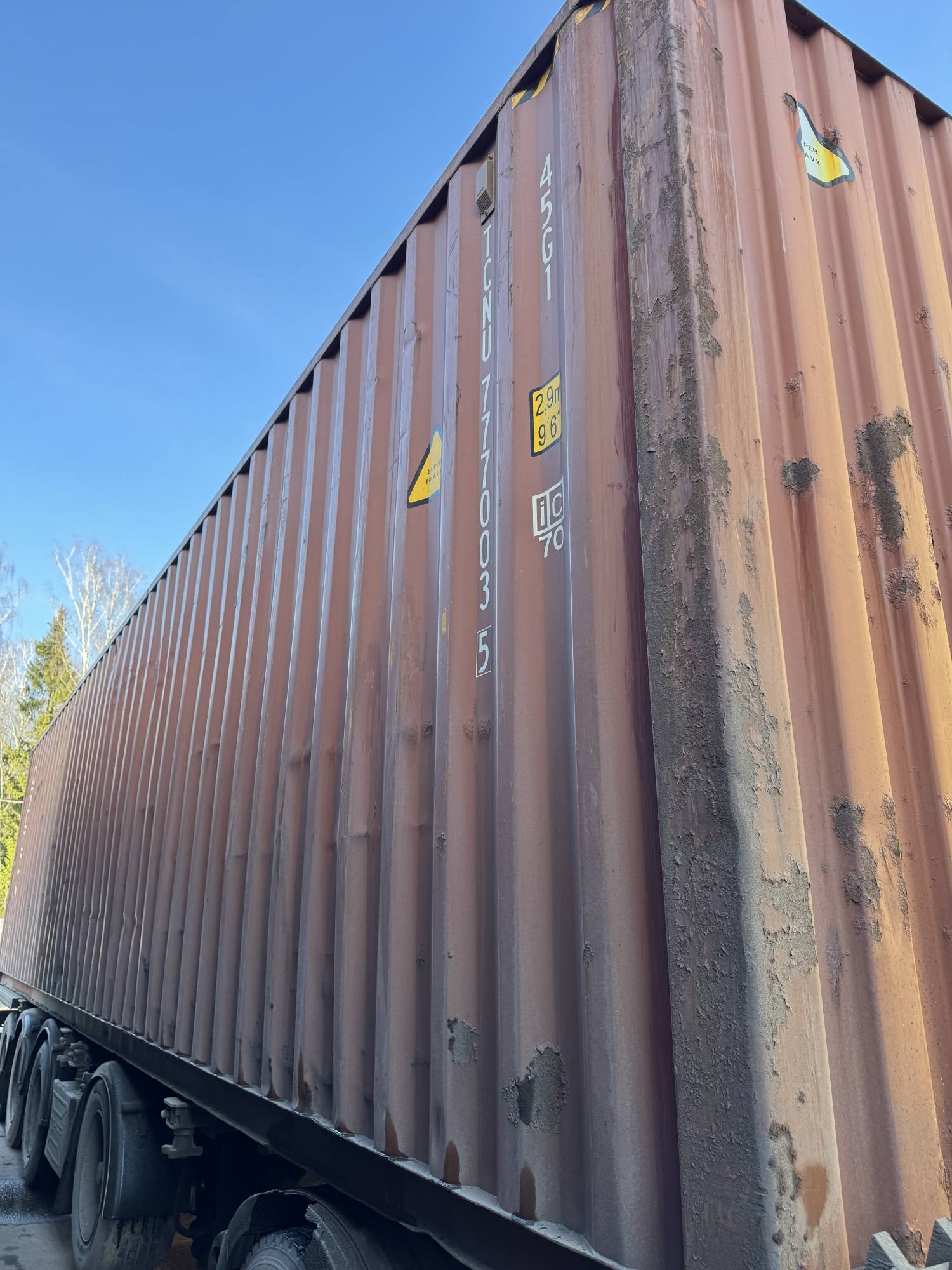 Морской контейнер TCNU7770035