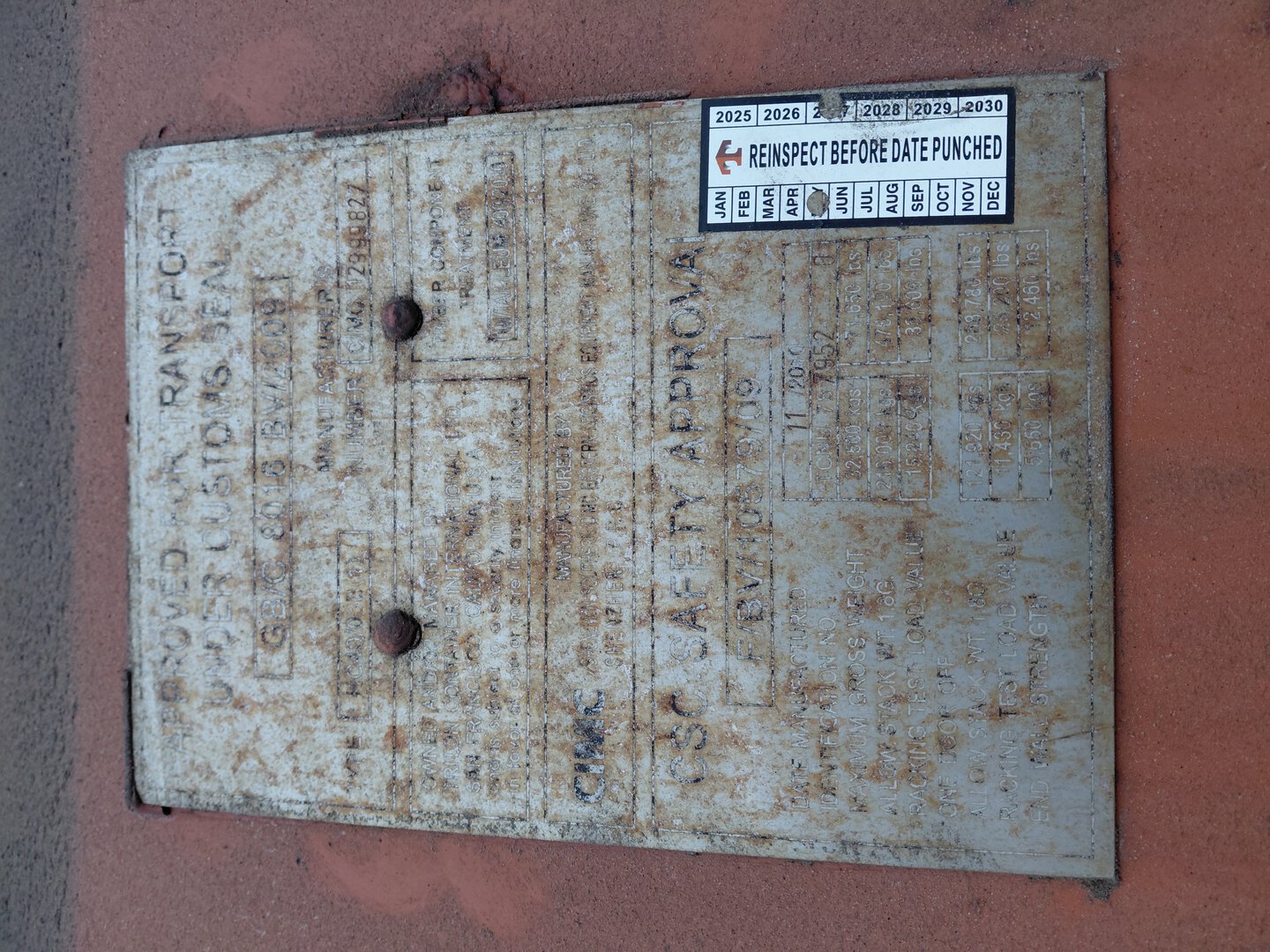 Морской контейнер TCNU7879520