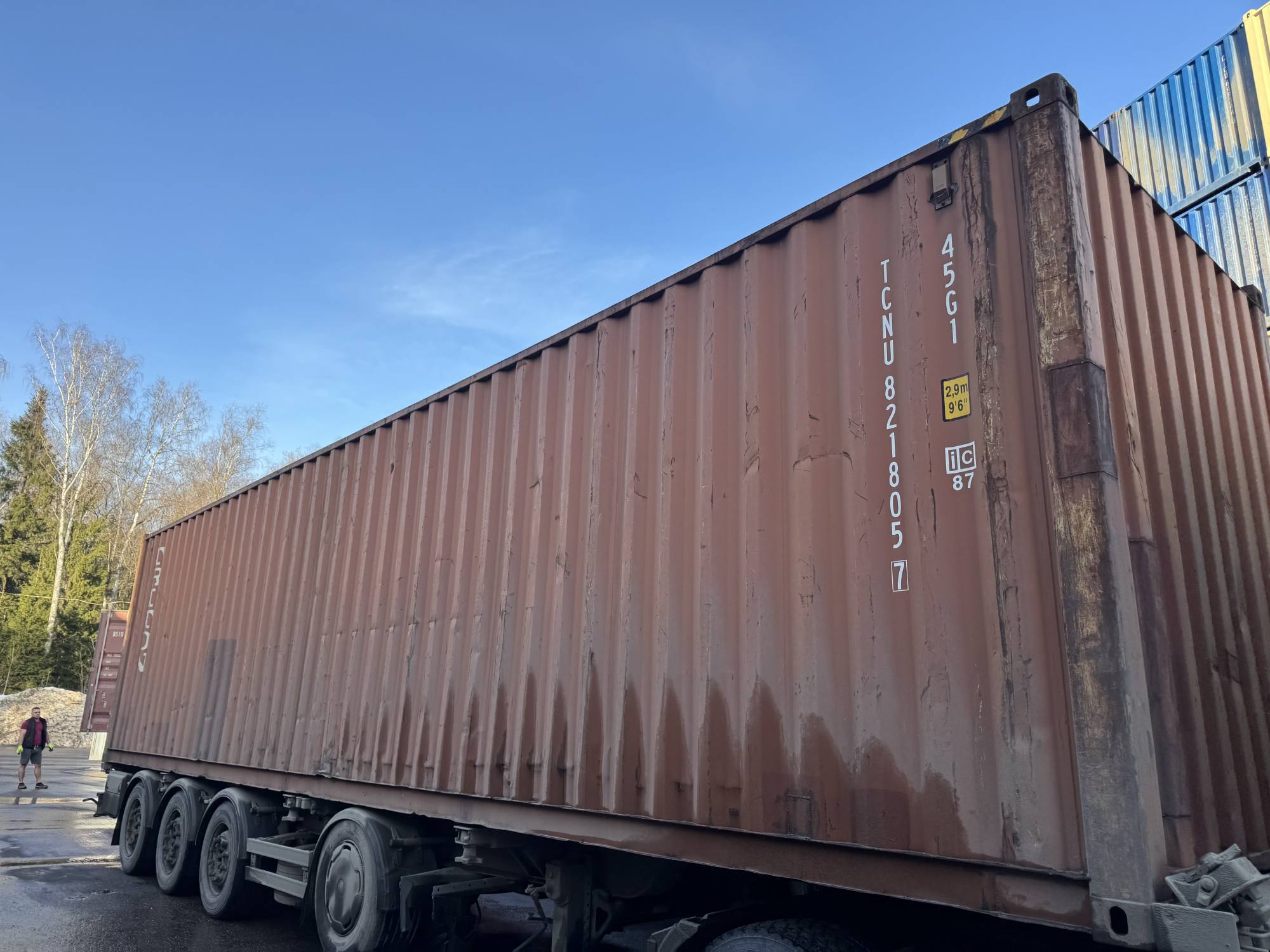 Морской контейнер TCNU8218057