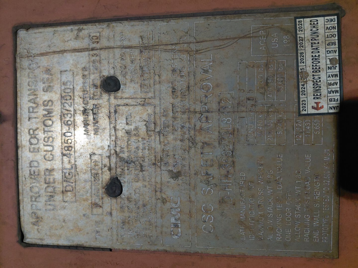 Морской контейнер TCNU8454052