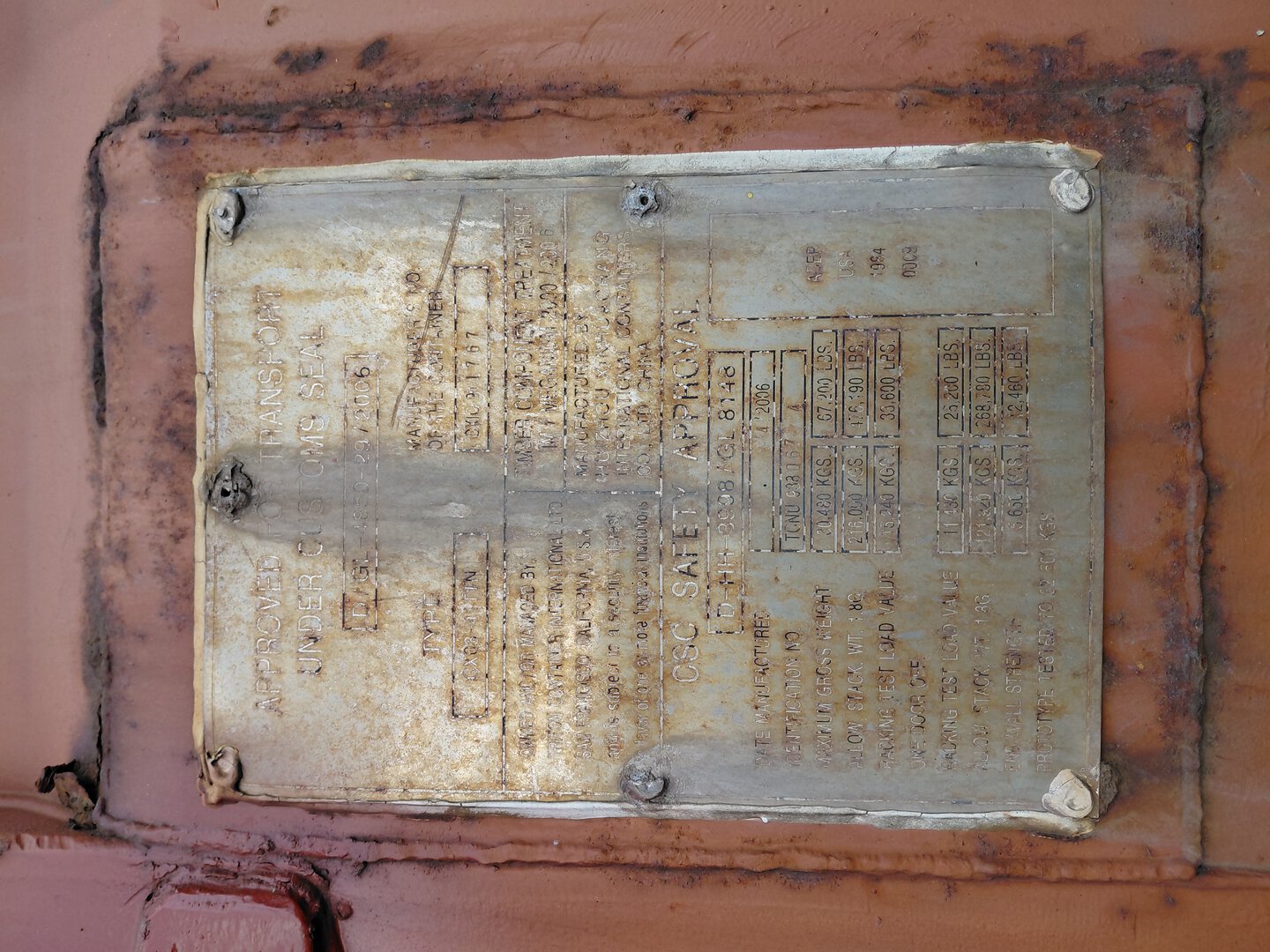 Морской контейнер TCNU9380674