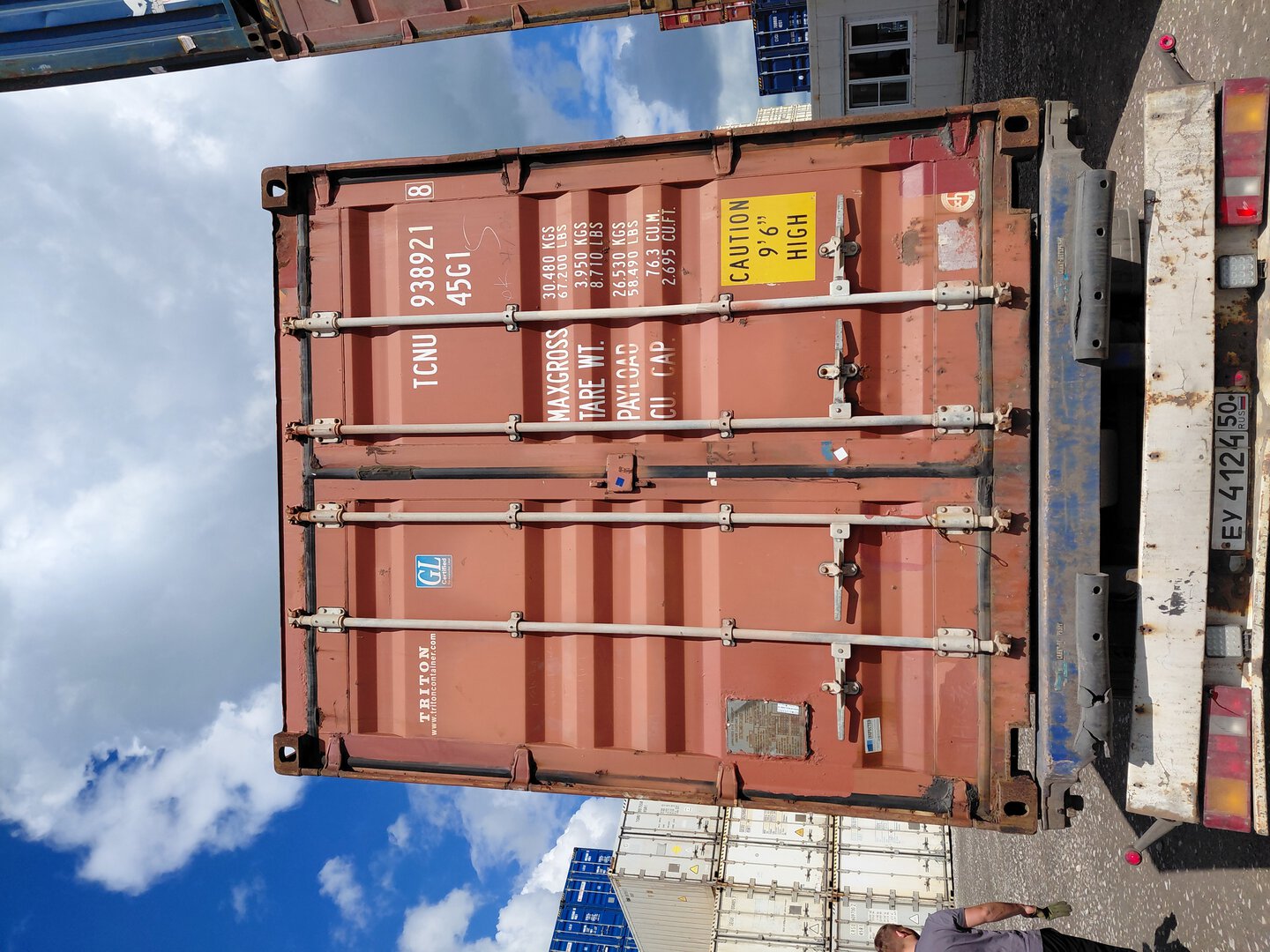 Морской контейнер TCNU9389218