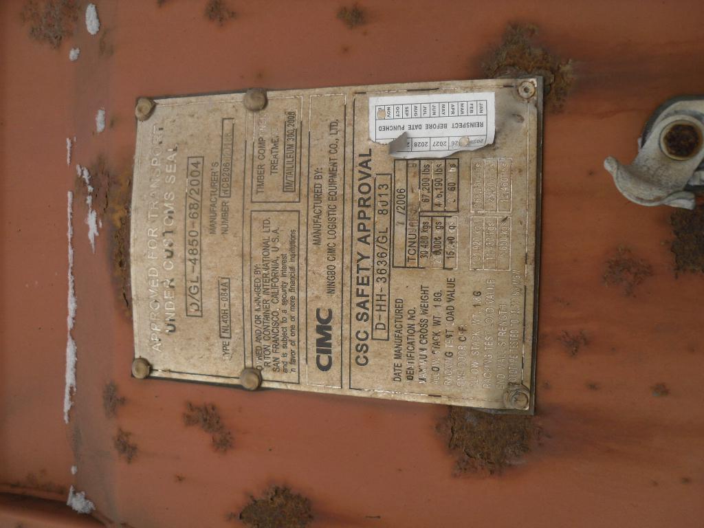 Морской контейнер TCNU9615399