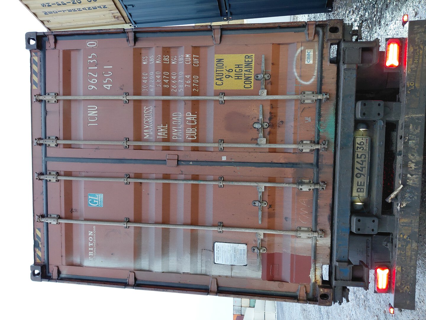 Морской контейнер TCNU9621350