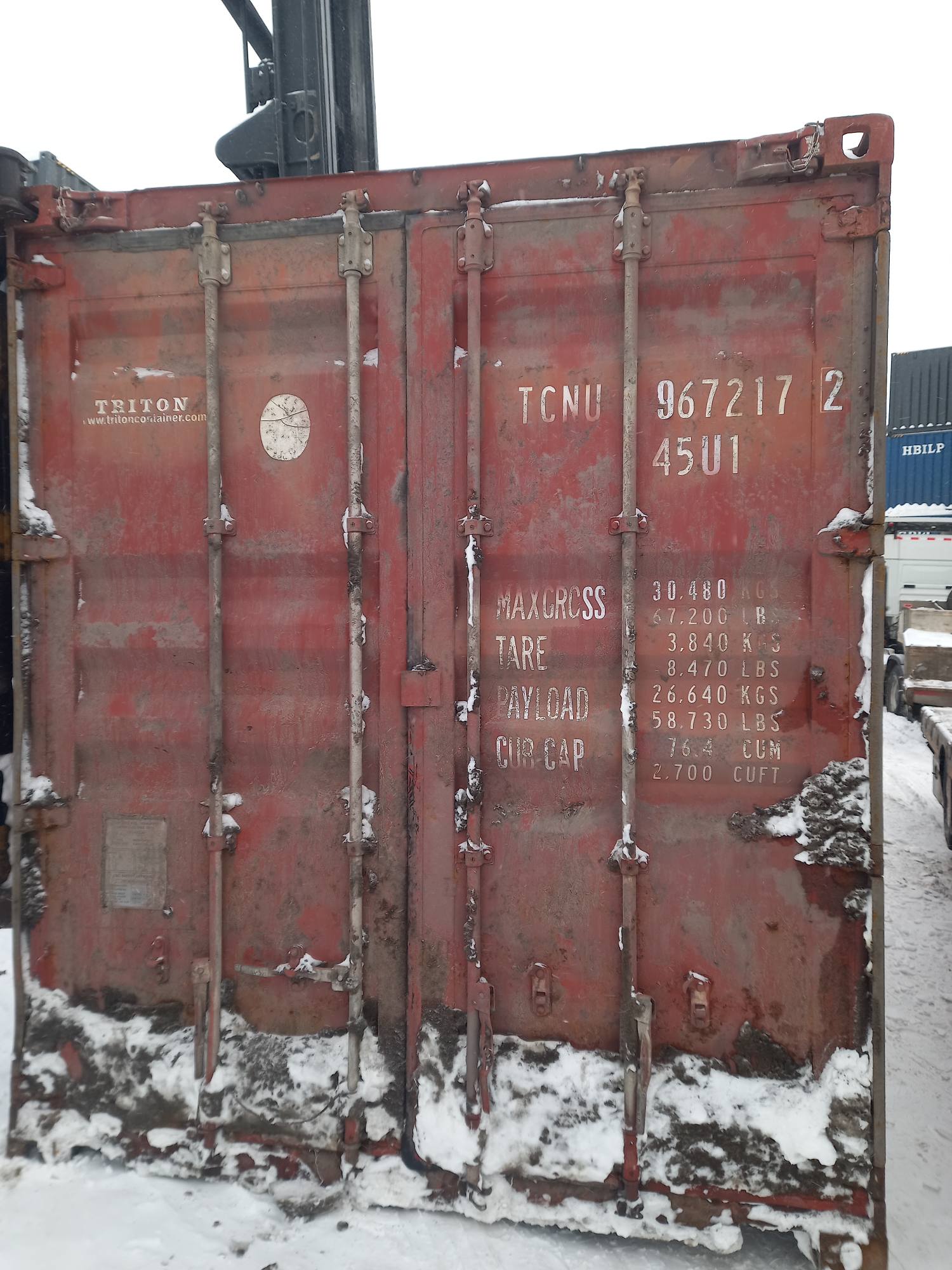 Морской контейнер TCNU9672172