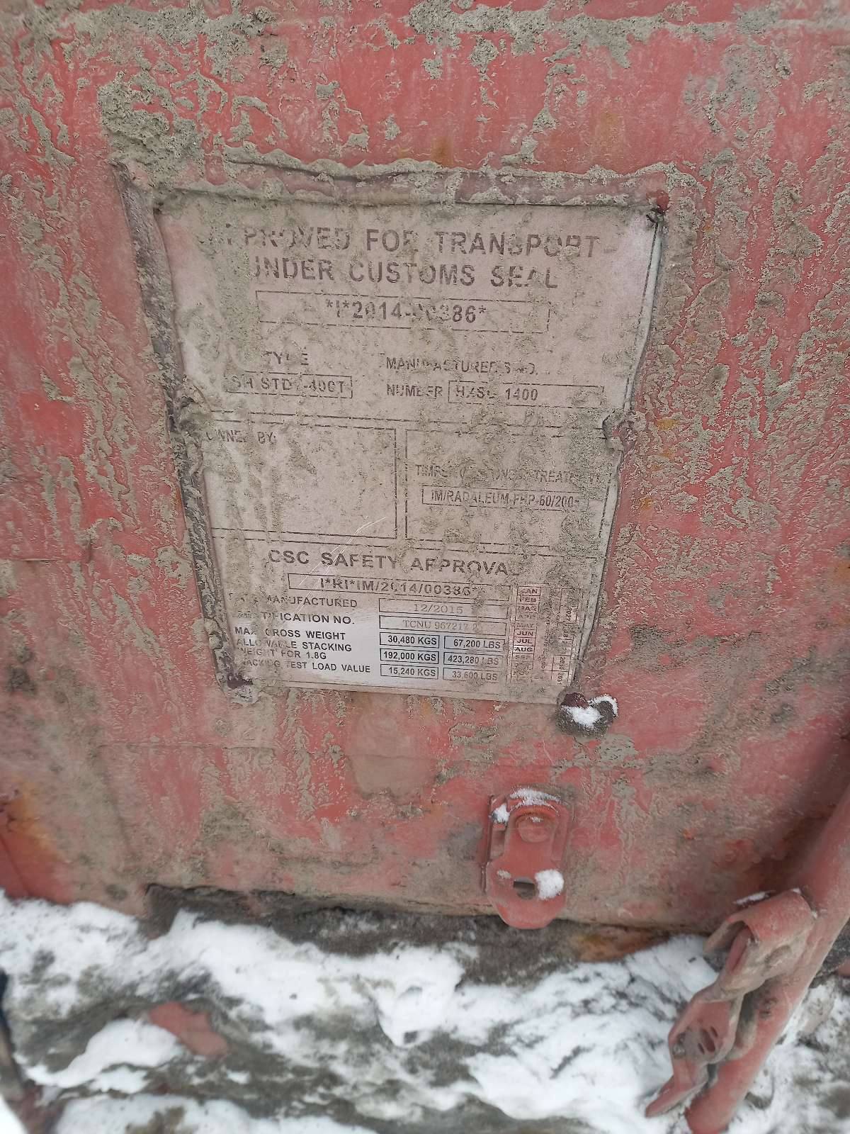 Морской контейнер TCNU9672172