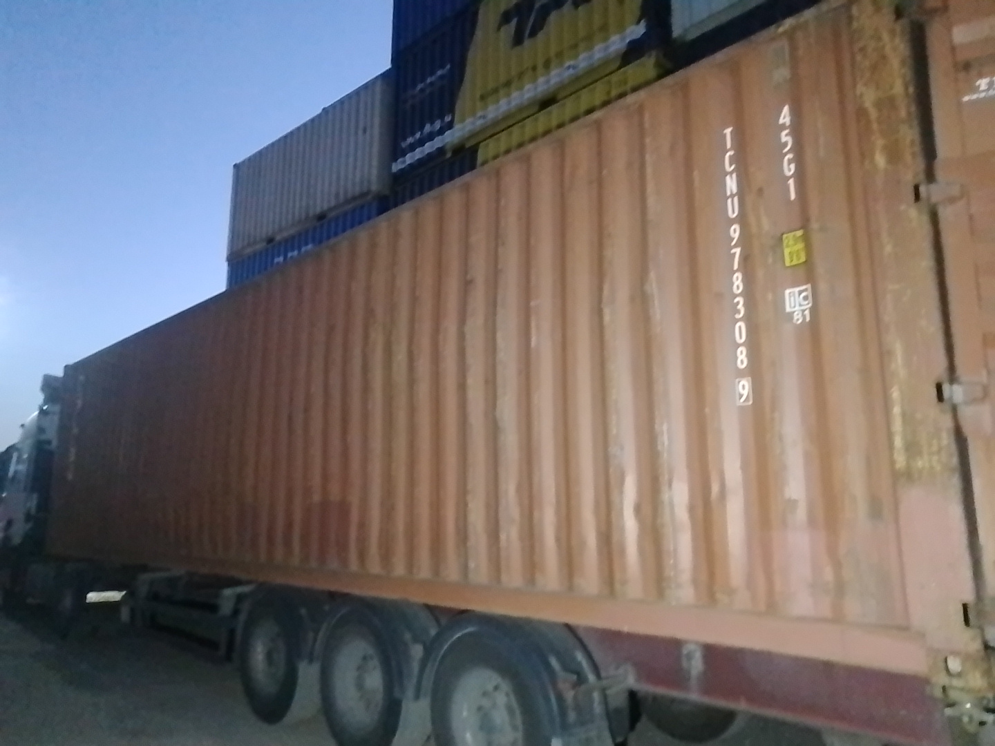 Морской контейнер TCNU9783089