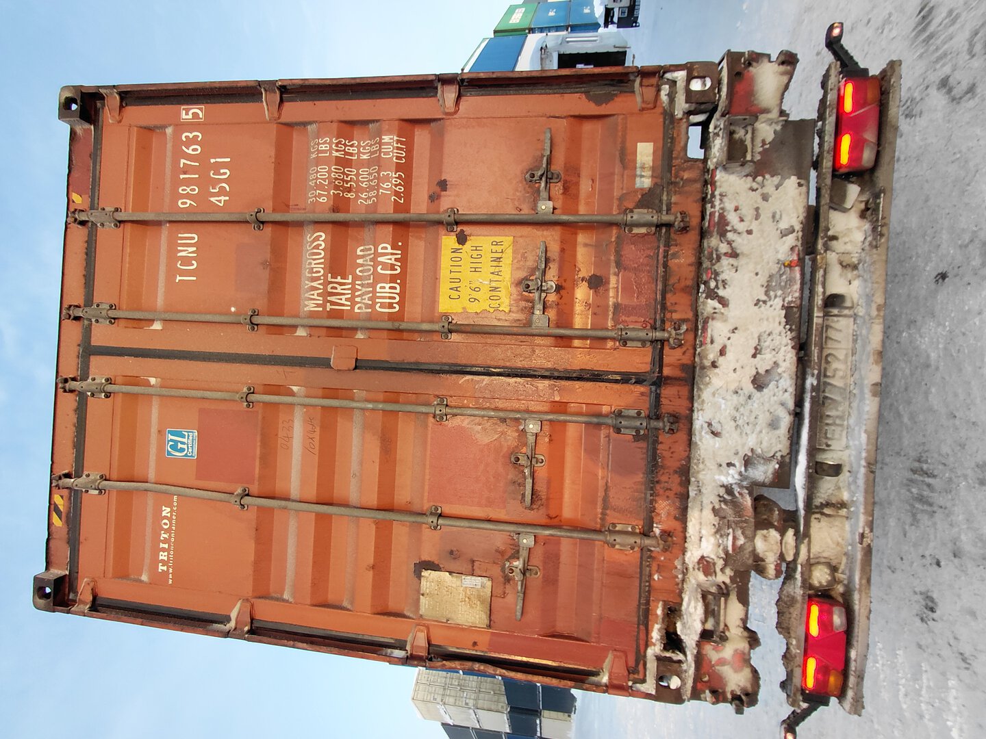 Морской контейнер TCNU9817635