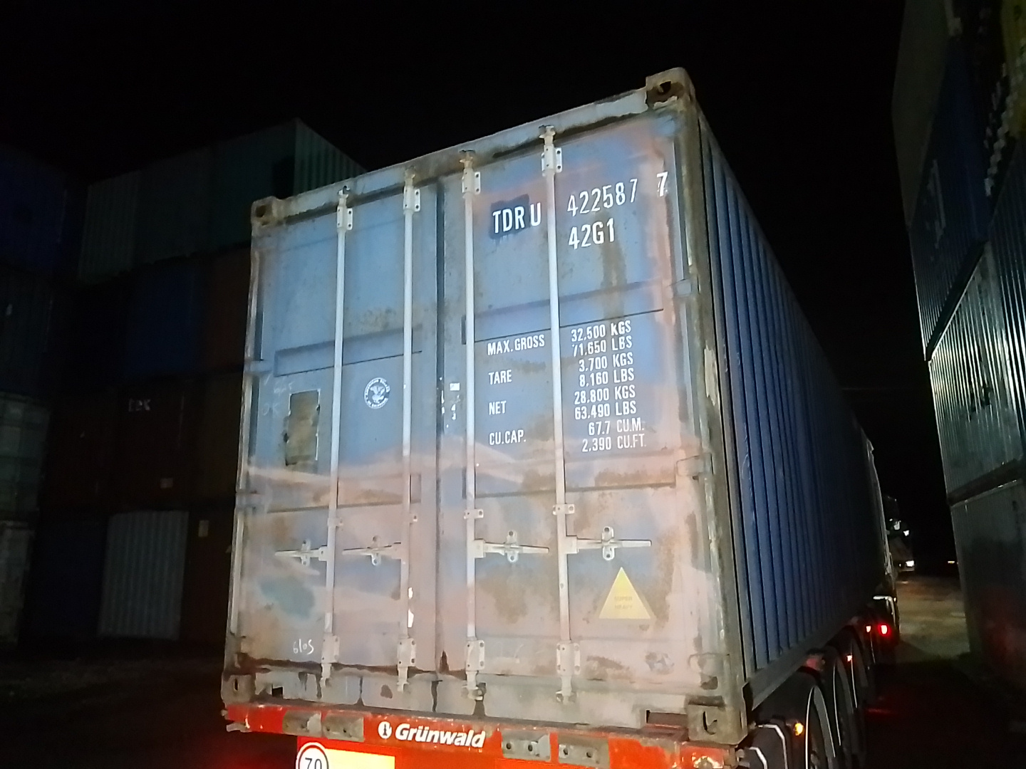 Морской контейнер TDRU4225877