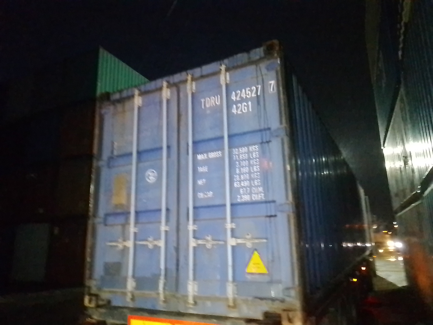 Морской контейнер TDRU4245277